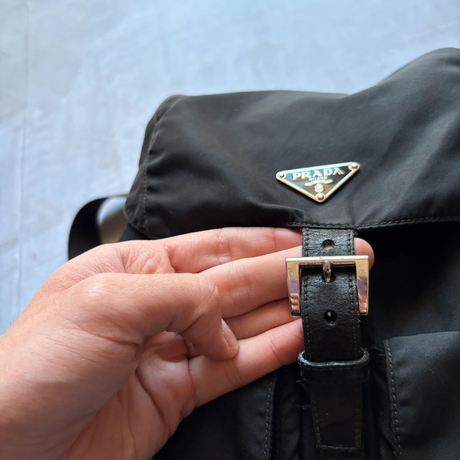 Prada vintage SS1999 Prada backpack bag Nylon Y2K era Tom Ford Size ONE SIZE - 9 Thumbnail