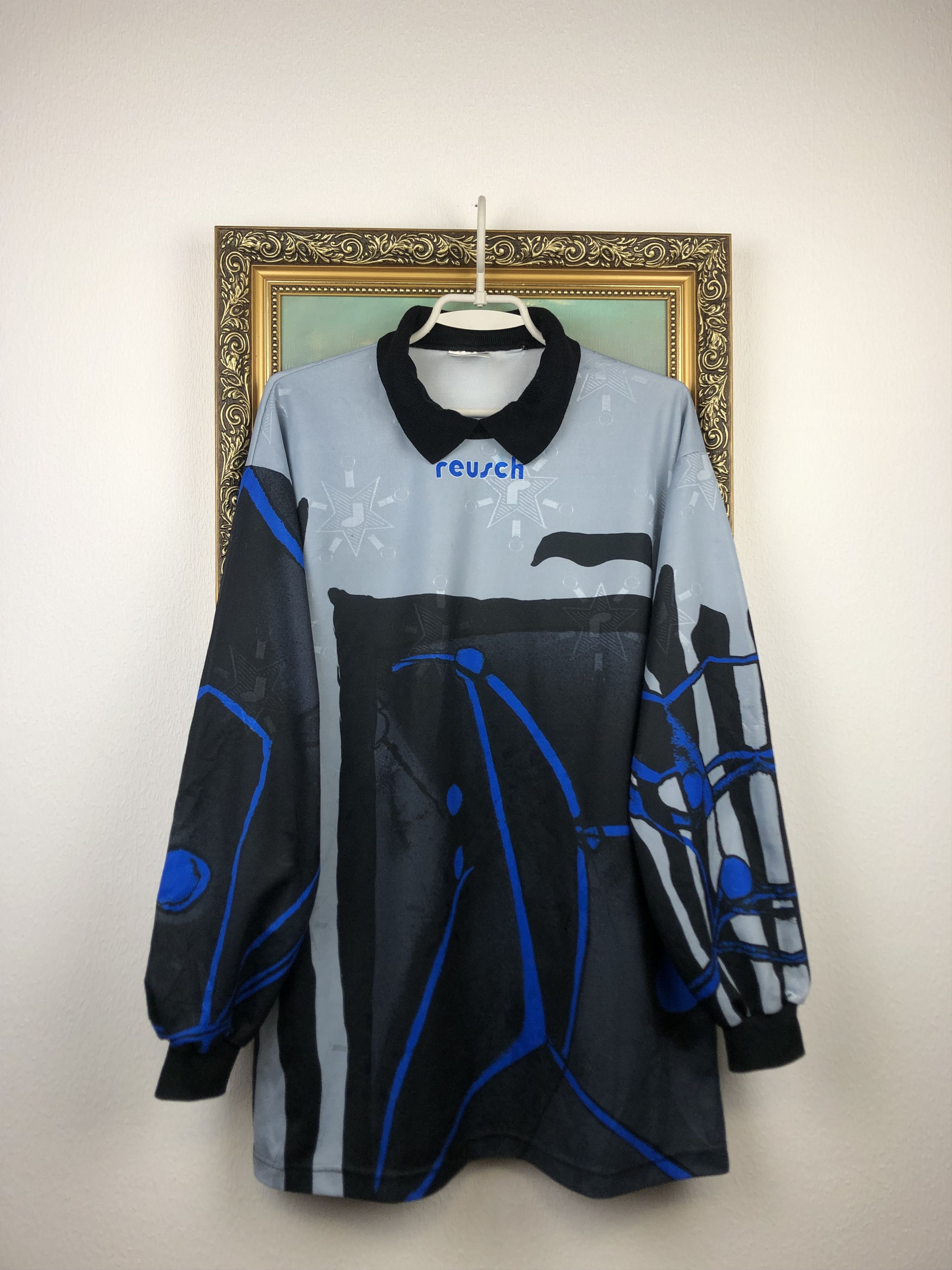 Vintage Goalkeeper Football Shirt Soccer Rare Long Sleeve