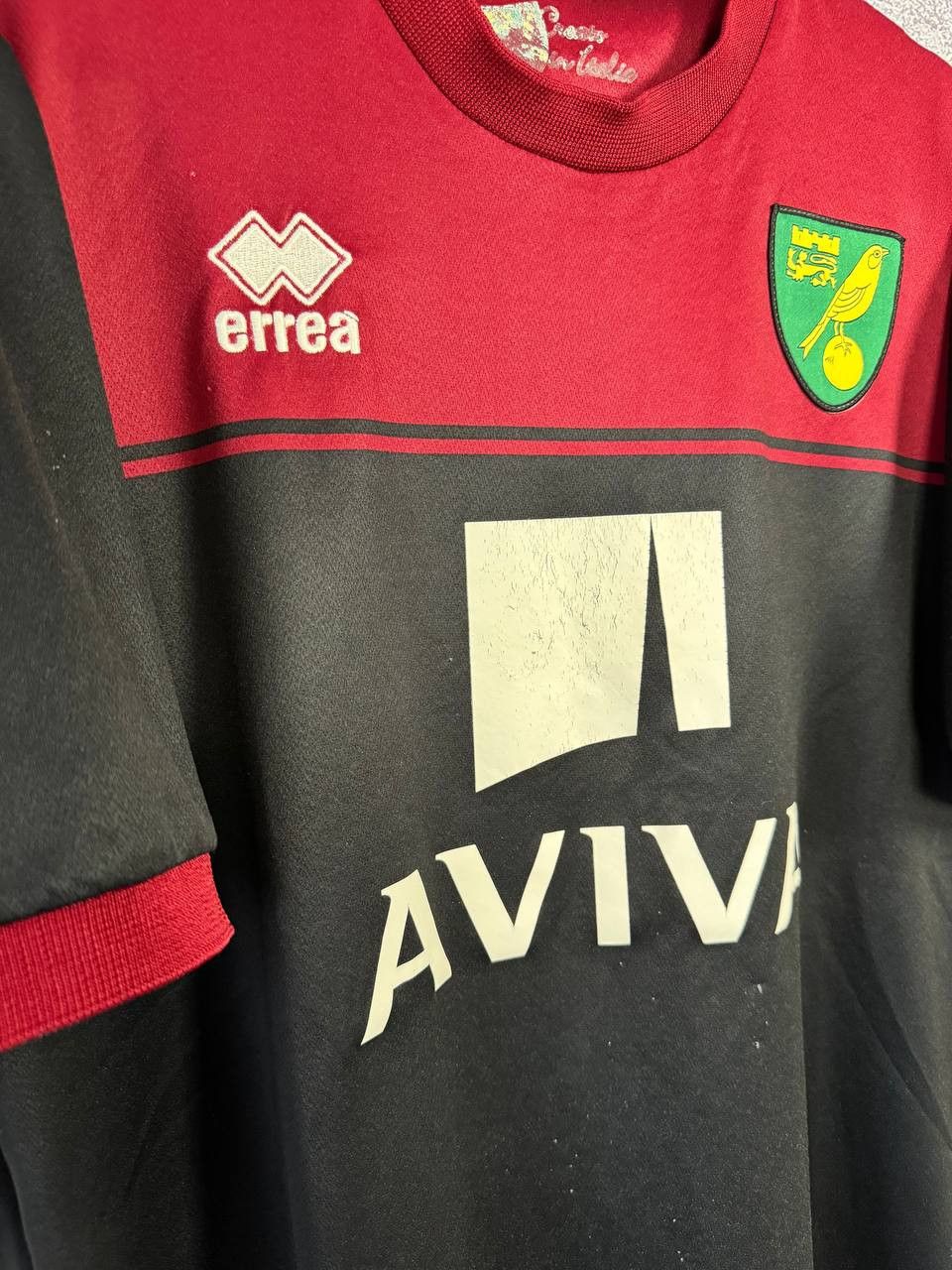 Errea × Vintage Vintage Norwich City 2014/15 Errea Soccer Jersey XL Size US XL / EU 56 / 4 - 6 Thumbnail