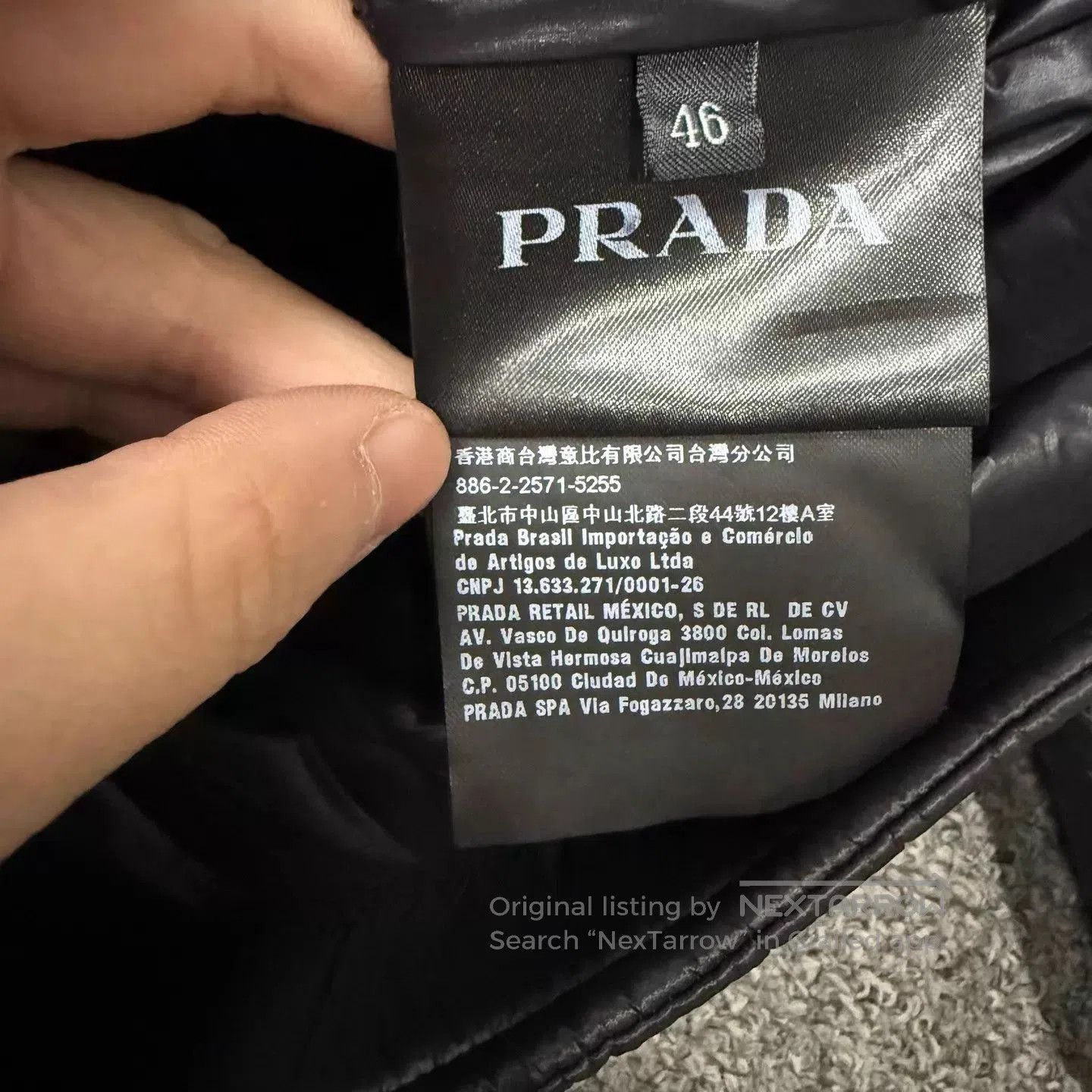 Prada Black Quilted Puffer Jacket Size S. Size US S / EU 44-46 / 1 - 4 Thumbnail