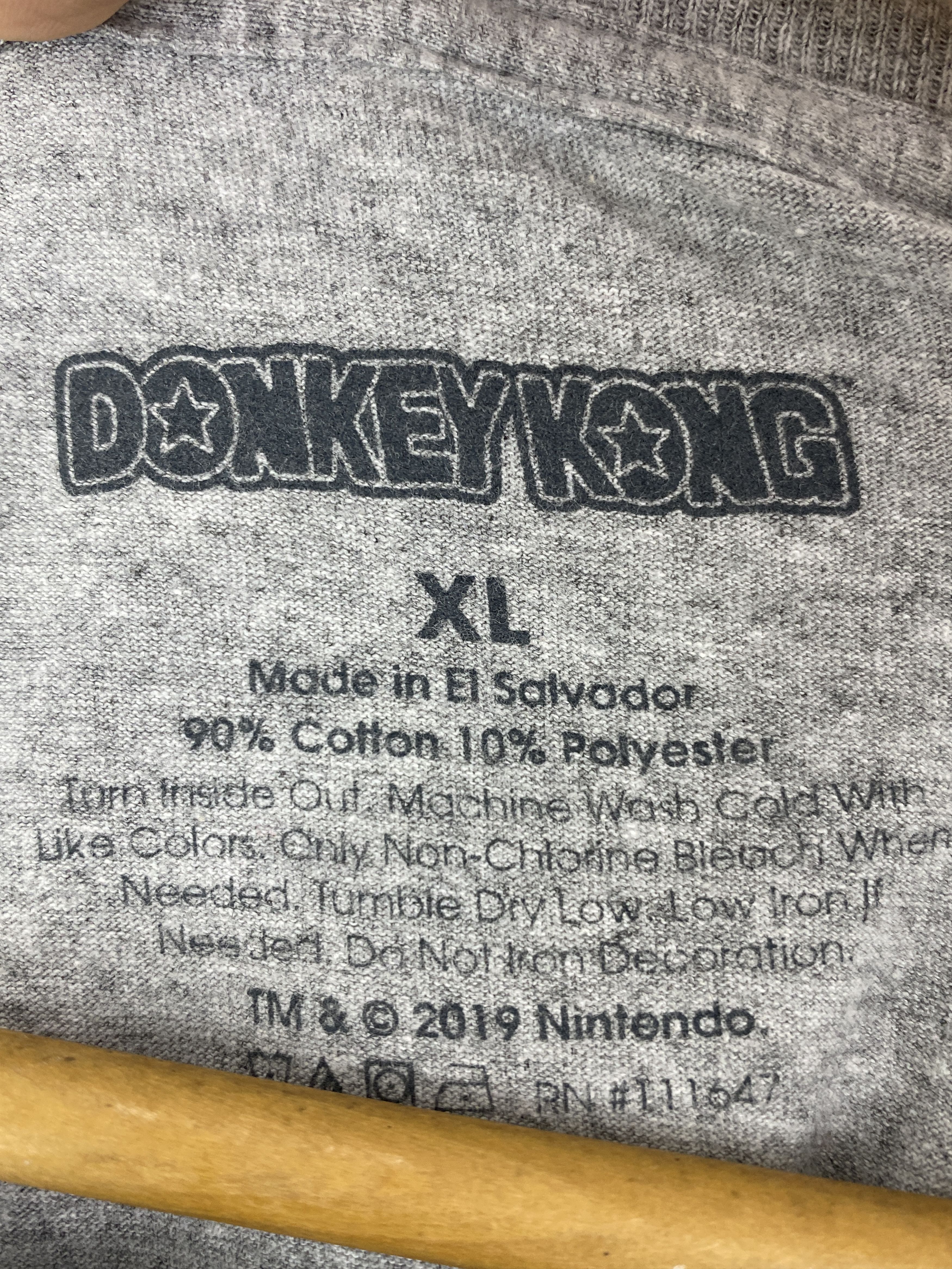 Nintendo × Vintage Vintage 90s Nintendo Donkey Kong Game Printed Tee TA0684 Size US XL / EU 56 / 4 - 5 Thumbnail