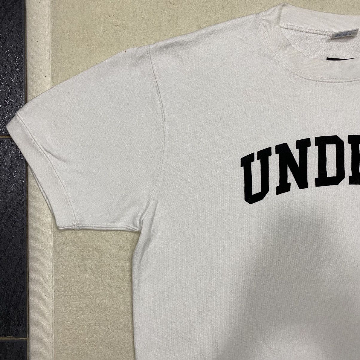 Champion × Undefeated CHAMPION x UNDEFEATED Spellout Short Sleeve Sweatshirt Size US XL / EU 56 / 4 - 4 Thumbnail