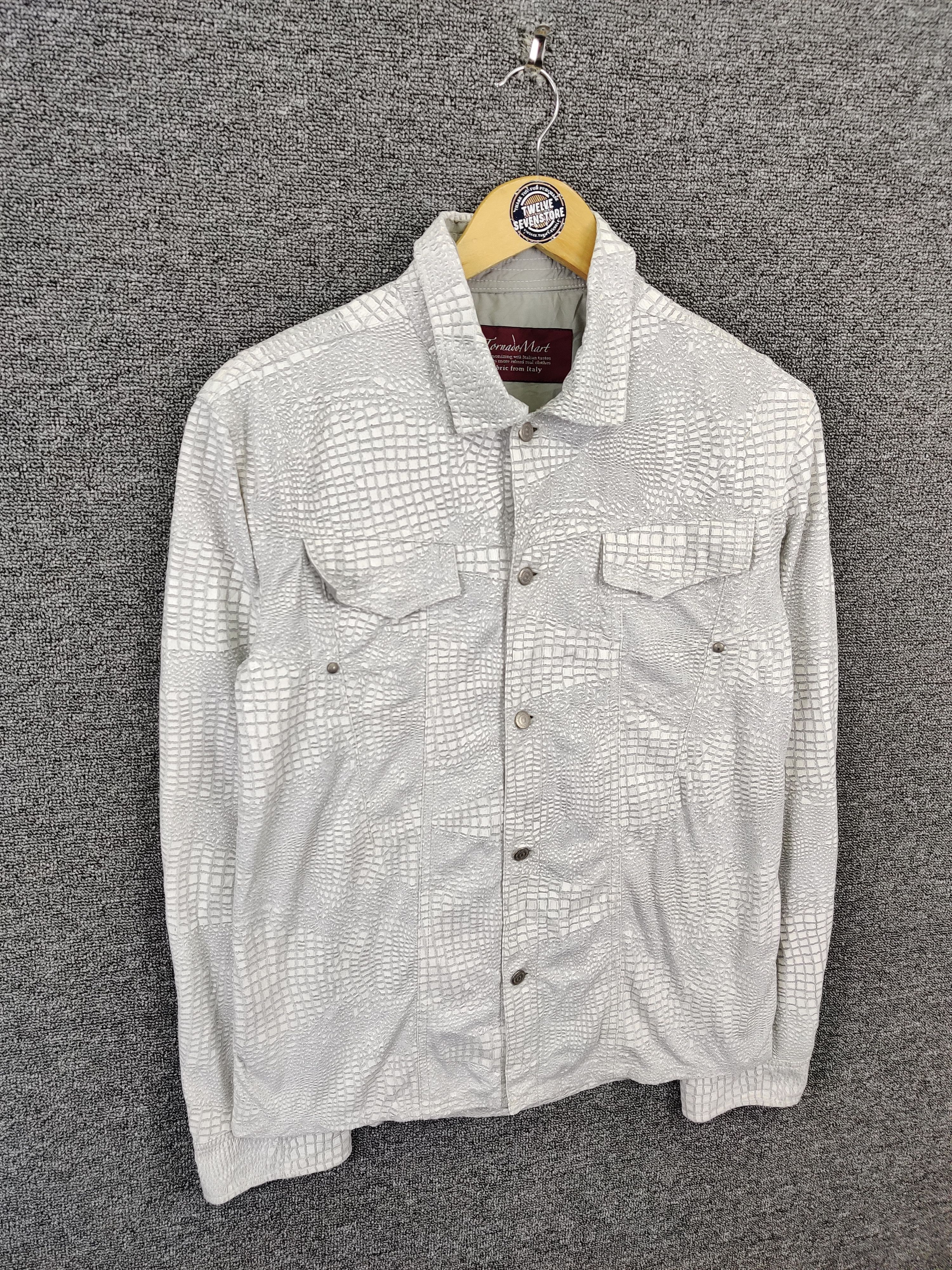 Tornado Mart Vintage Tornado Mart Abstract Jacket Crocodile Texture Size US M / EU 48-50 / 2 - 7 Thumbnail
