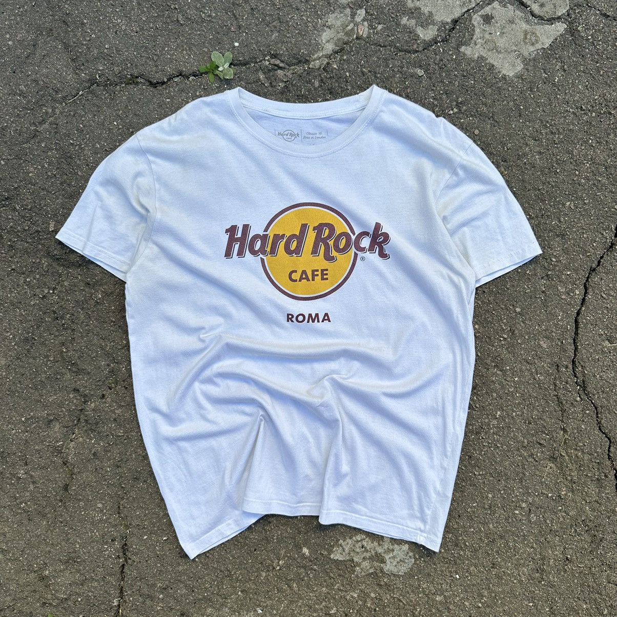 Hard Rock Cafe Vintage Hard Rock Cafe T-shirts Roma 90s Y2K Streetstyle Size US XL / EU 56 / 4 - 1 Thumbnail