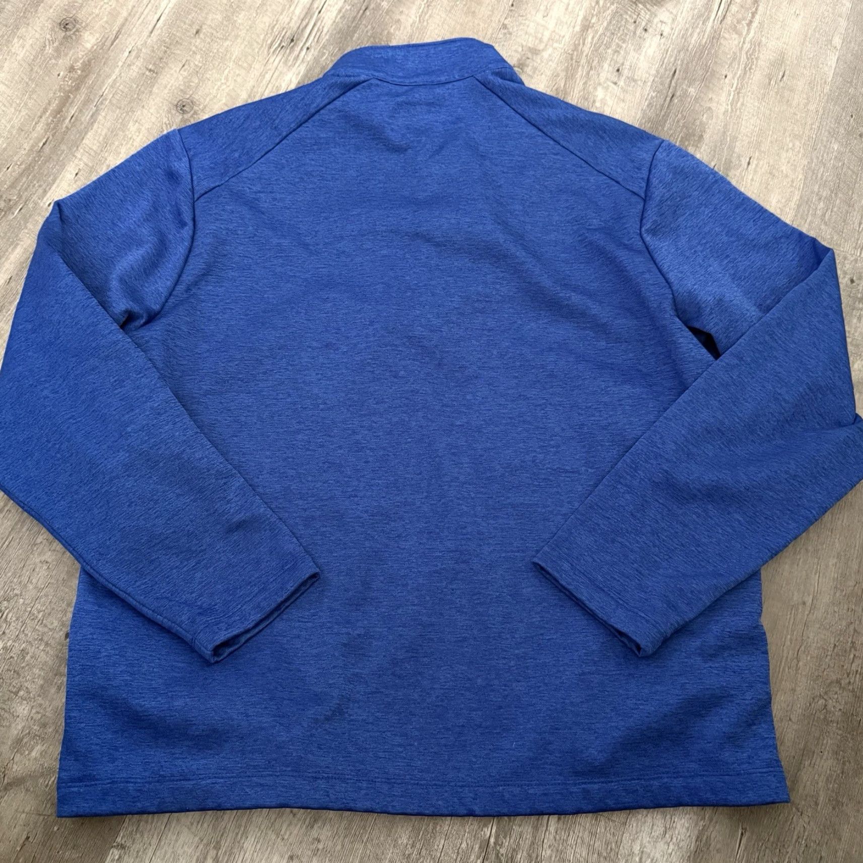 Callaway Callaway Pullover Sweatshirt Mens Large Blue 1/4 Zip Fleece Lined Golf Pocket Mock Neck Size US L / EU 52-54 / 3 - 5 Thumbnail
