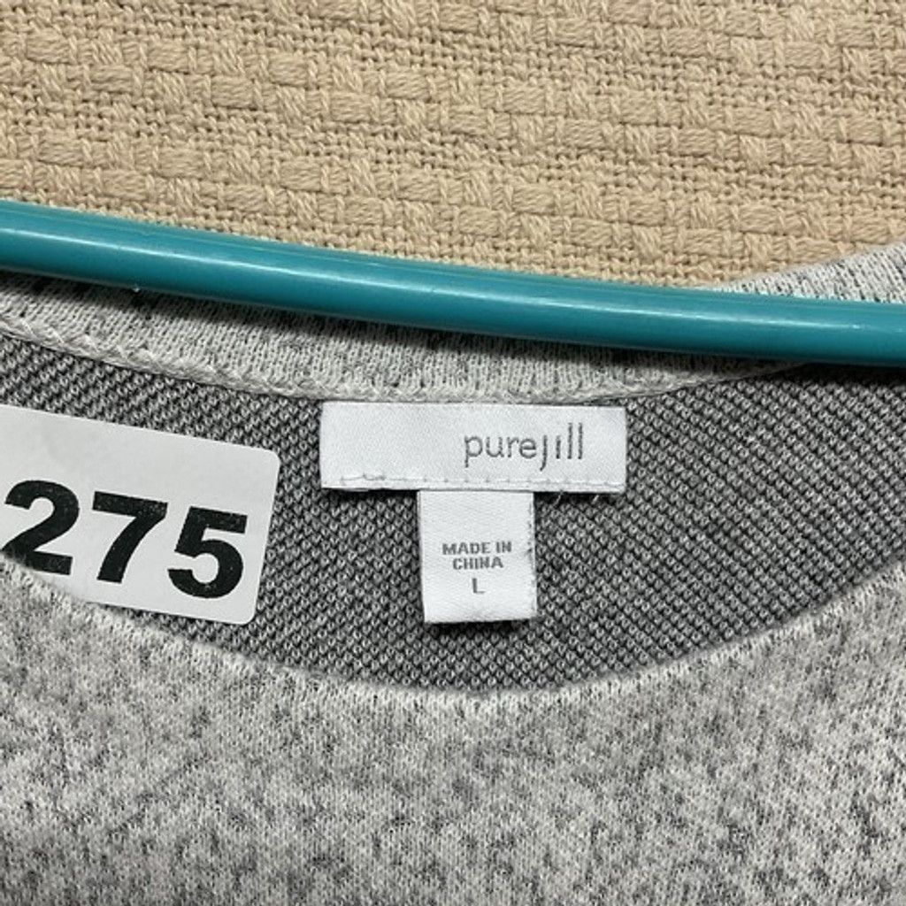 J. Jill Pure Jill Ombre Speckled Knit BoatNeck Sweater Women Size L Size L / US 10 / IT 46 - 2 Thumbnail