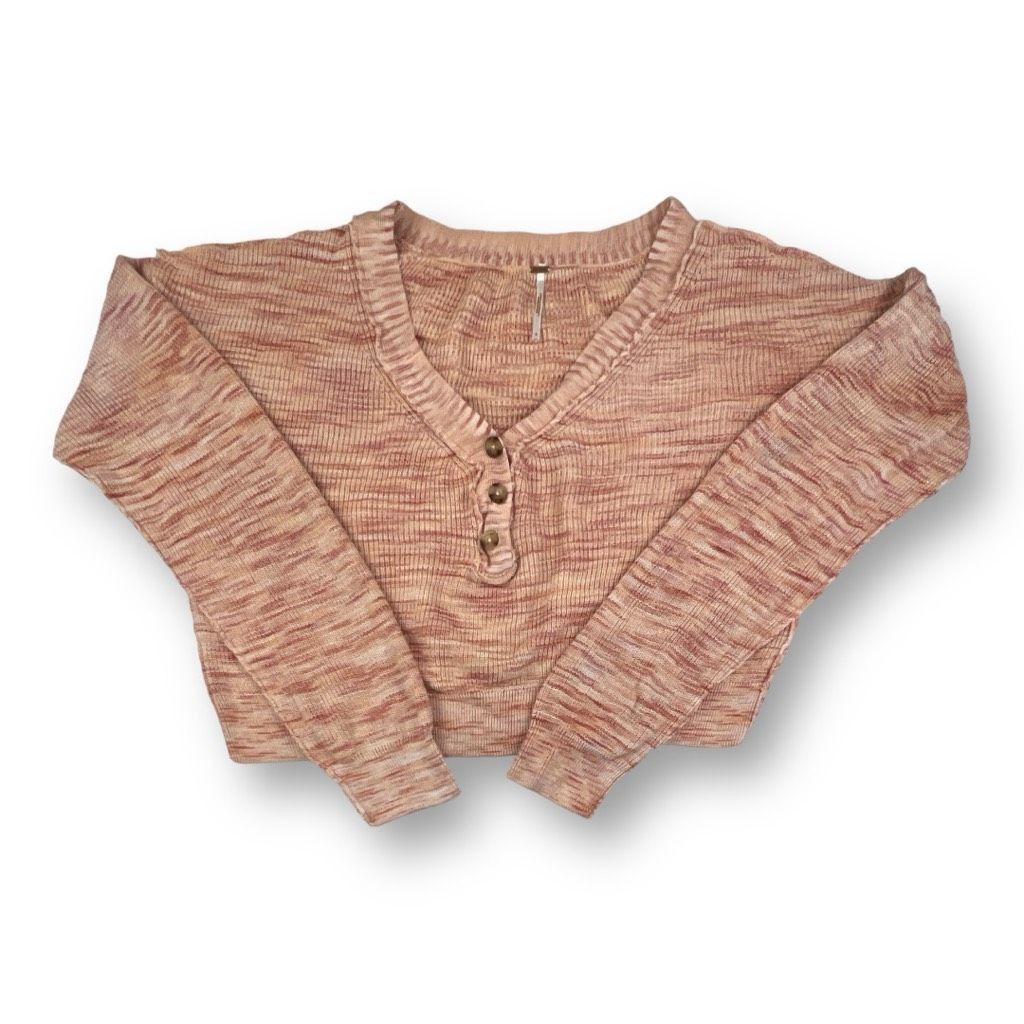 Free People Free People Oversized Mercury Henley Pullover Size Small Size S / US 4 / IT 40 - 1 Thumbnail