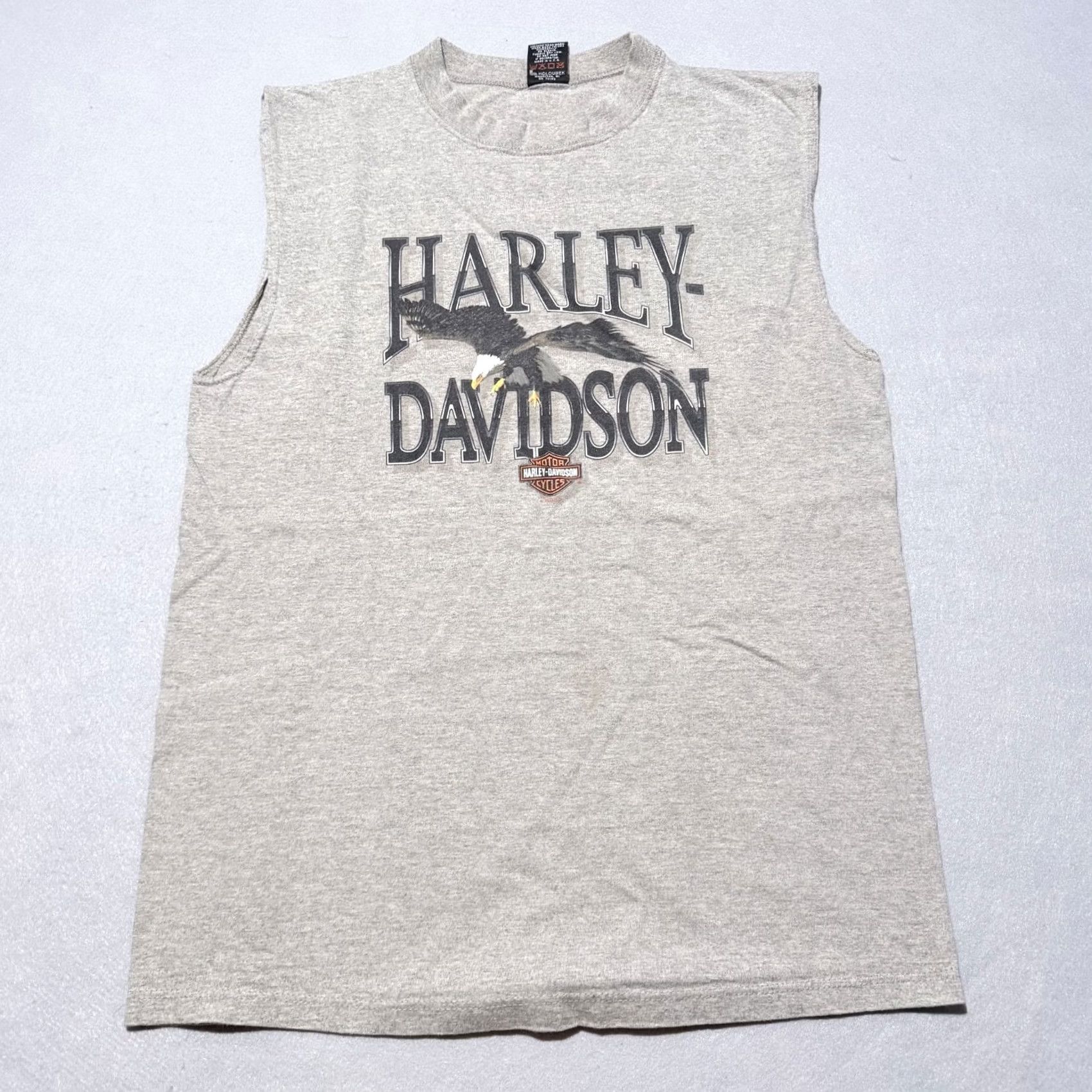Harley Davidson Vintage Harley-Davidson Shirt Men XL Gray USA Made Sleeveless Size US XL / EU 56 / 4 - 2 Thumbnail