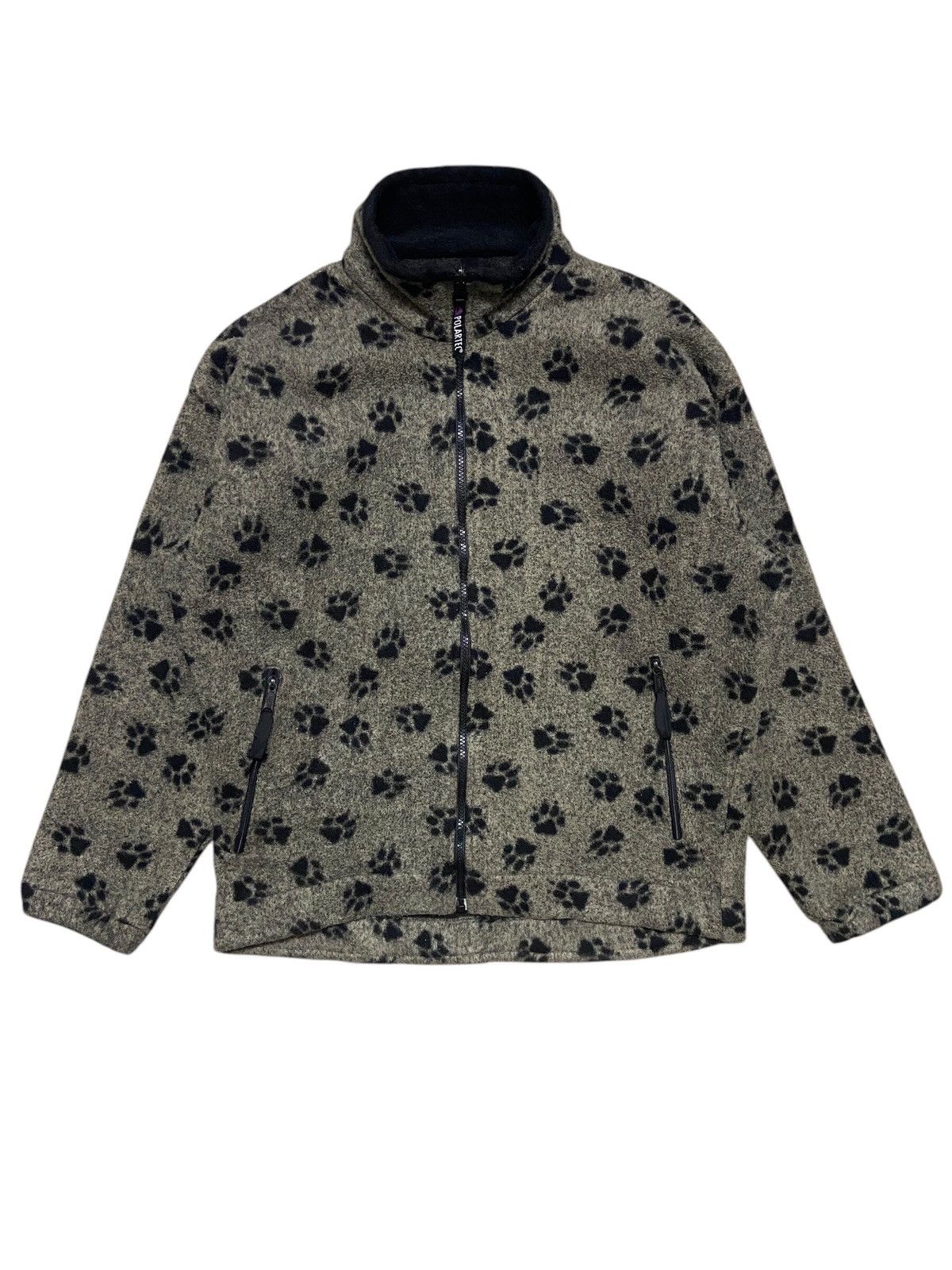 Jack Wolfskin × Vintage Vintage Jack Wolfskin AOP Fleece Sweatshirt Size US M / EU 48-50 / 2 - 1 Thumbnail