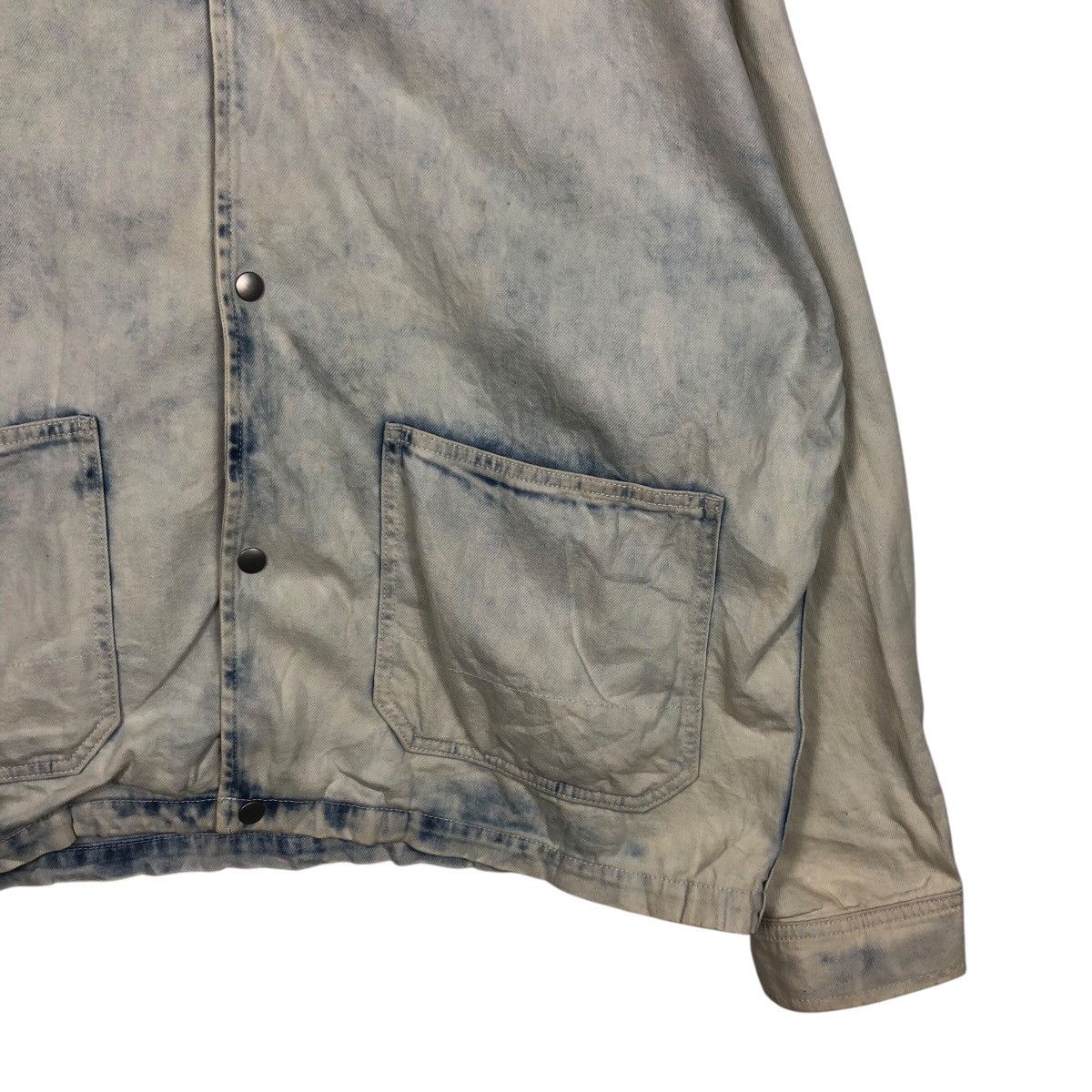 Japanese Brand × Vintage 📌Vintage Acid Wash Bomber Jacket Gu Japan Issey Miyake Size US L / EU 52-54 / 3 - 6 Thumbnail
