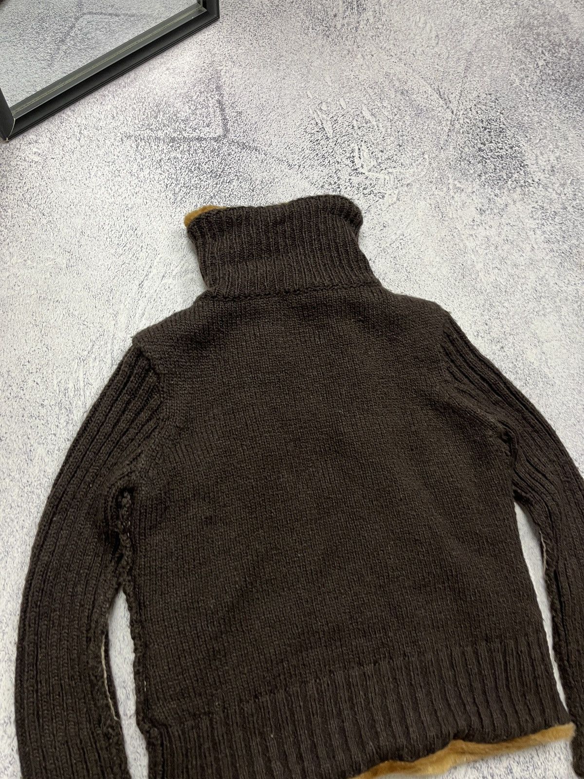 Japanese Brand Miss Sixty Fur Zip Up Crop Knit Sweater Jacket Avant Garde Size US S / EU 44-46 / 1 - 24 Thumbnail