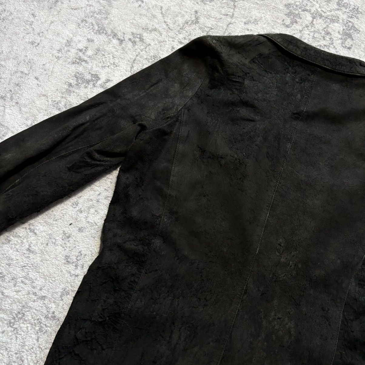 Undercover Undercover AW02 Blistered Leather Cross Blazer | Size S Size 36R - 9 Thumbnail