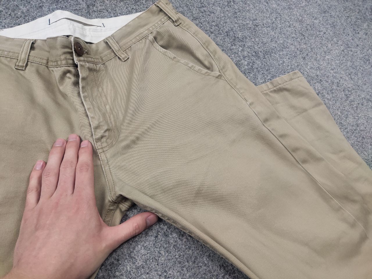 Scarti-Lab Scarti lab Design Canvas Trouser Straight Pants Vintage Size US 31 - 16 Thumbnail