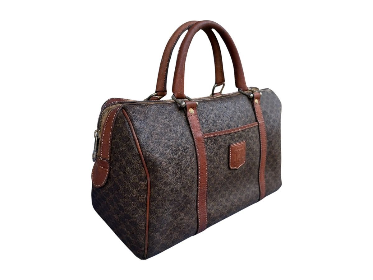 Celine Vintage 90s Celine Macadam Boston Bag Size ONE SIZE - 3 Thumbnail