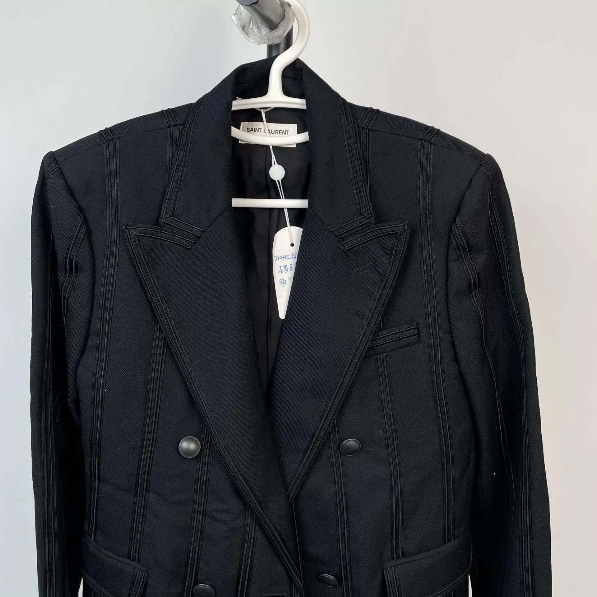 Yves Saint Laurent YSL Stripe Suit 44 Size 44R - 9 Thumbnail