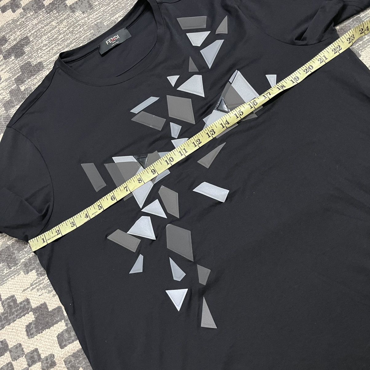 Fendi Authentic Fendi Roma Italy Reflector Logo Shirt Size US XXL / EU 58 / 5 - 11 Thumbnail