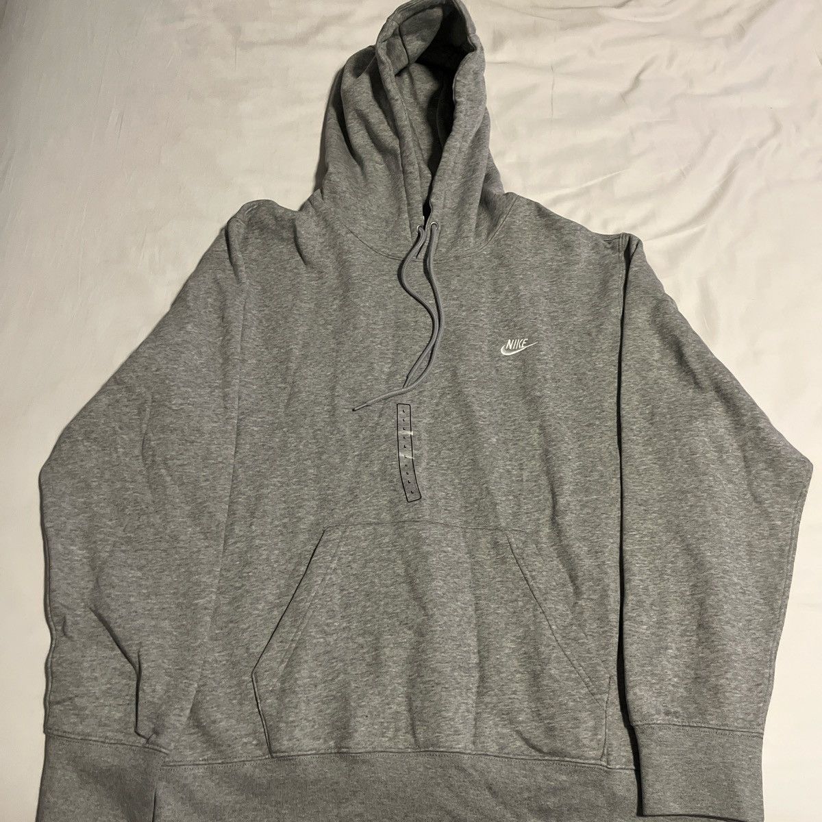 Nike Nike Small Logo Hoodie Gray Large Size US L / EU 52-54 / 3 - 1 Thumbnail