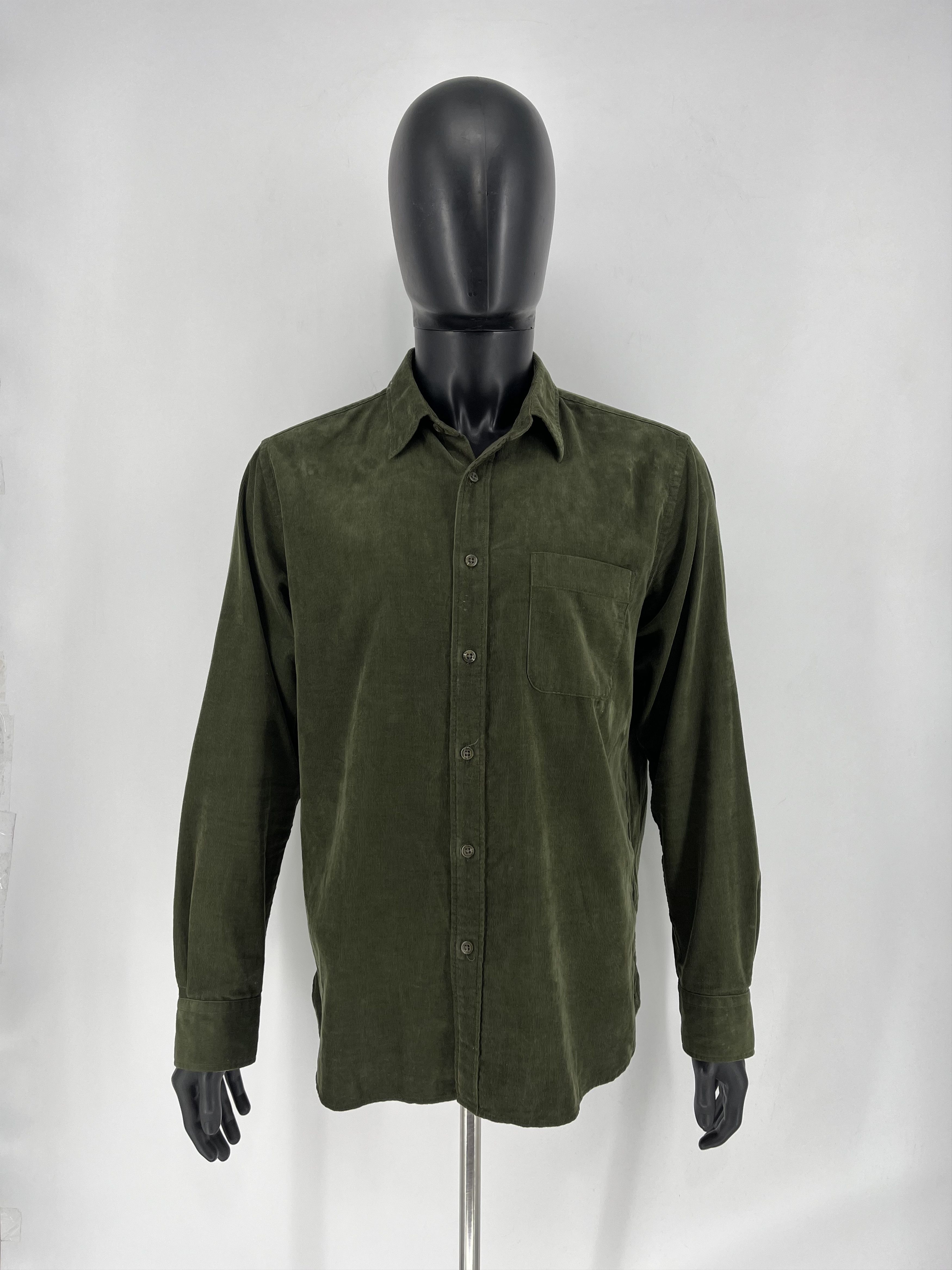 Uniqlo × Vintage Uniqlo Velvet Style Basic Shirt Size-M Size US M / EU 48-50 / 2 - 2 Thumbnail