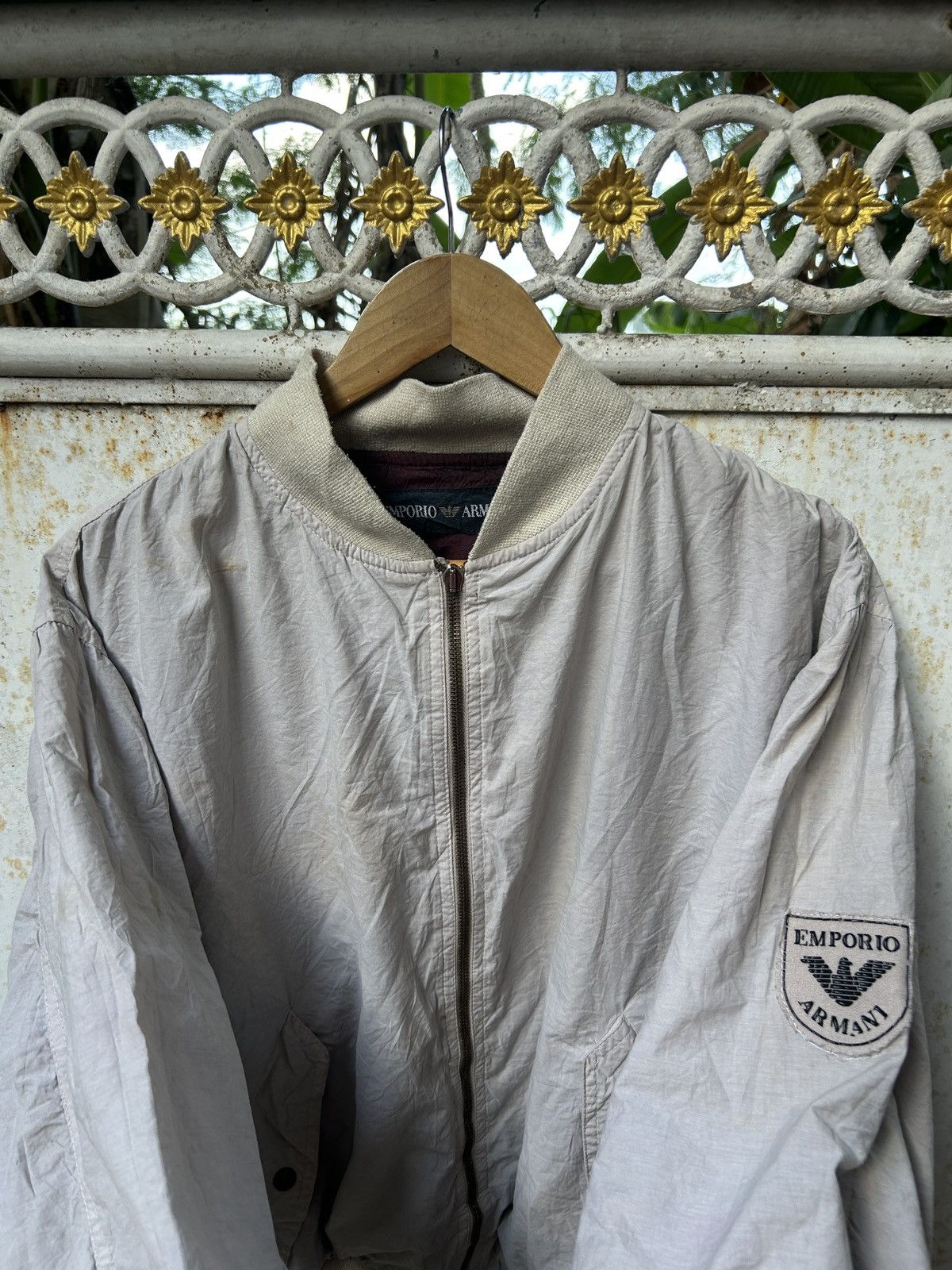 Vintage Vintage 90 Emporio Armani Bomber Jacket Size US L / EU 52-54 / 3 - 4 Thumbnail