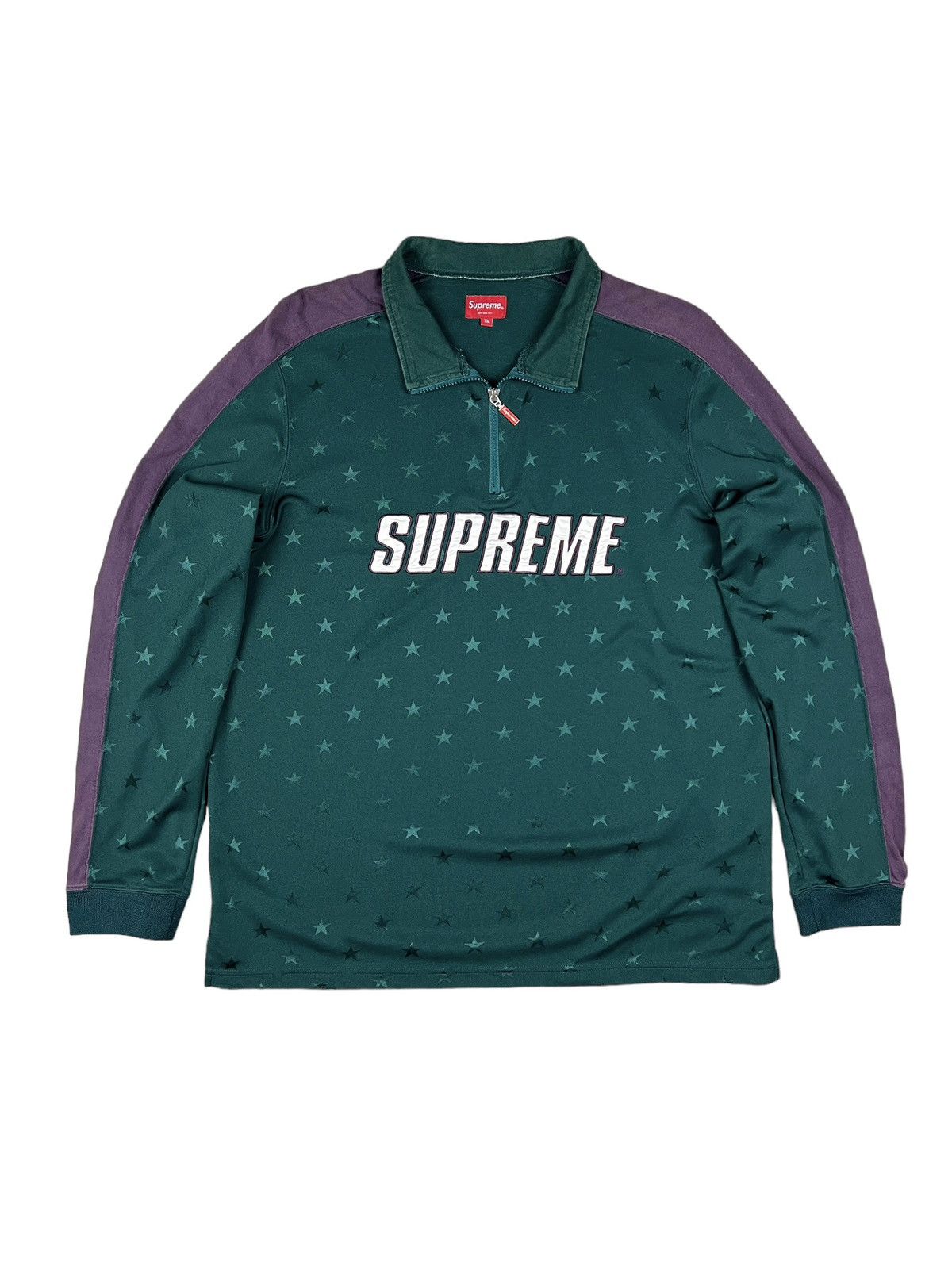Supreme Supreme FW18 Track Half Zip Pullover Size US XL / EU 56 / 4 - 2 Thumbnail