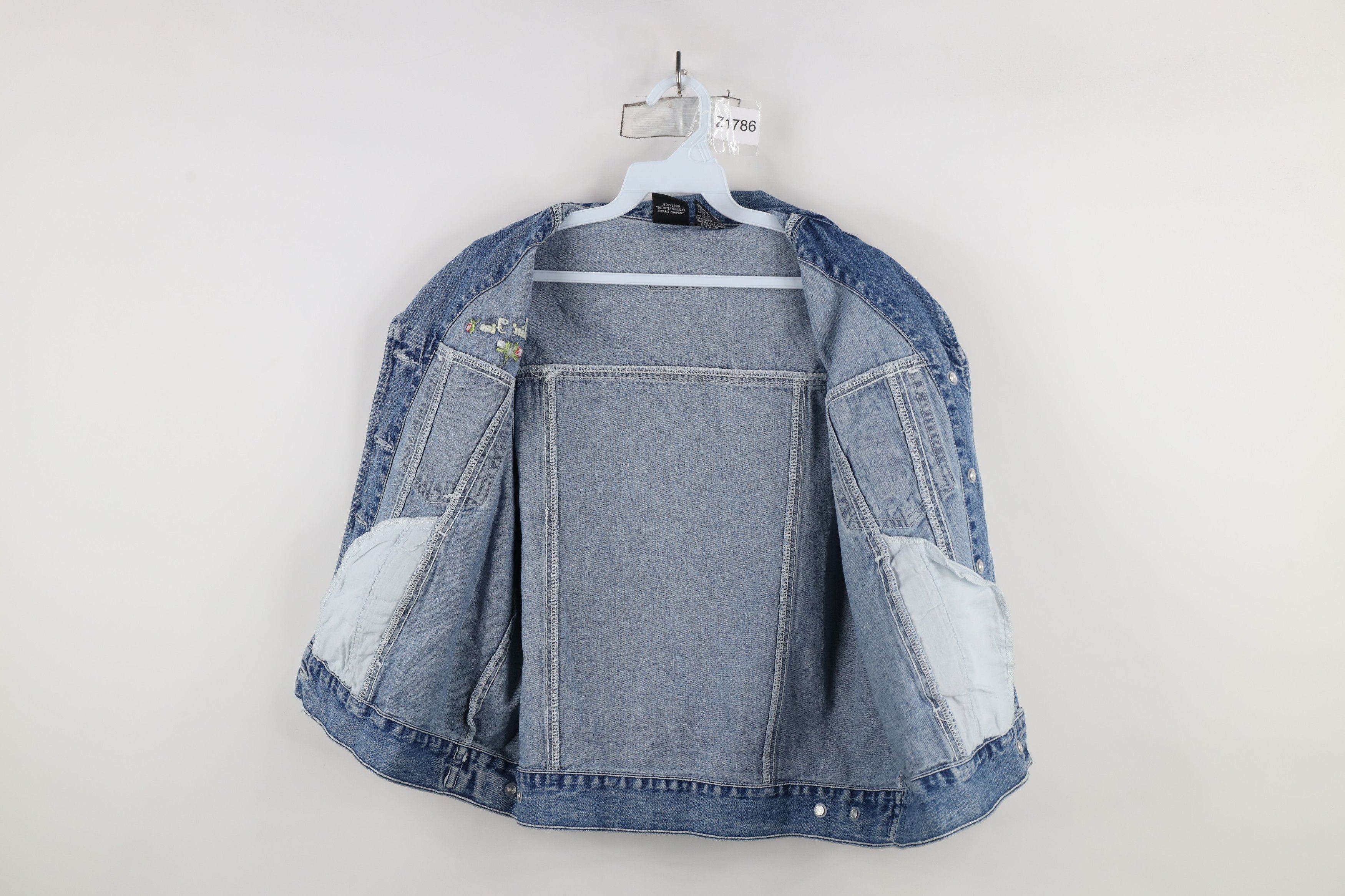 Disney × Vintage Vintage 90s Disney Spell Mickey Mouse Denim Jean Vest Jacket Size M / US 6-8 / IT 42-44 - 9 Thumbnail