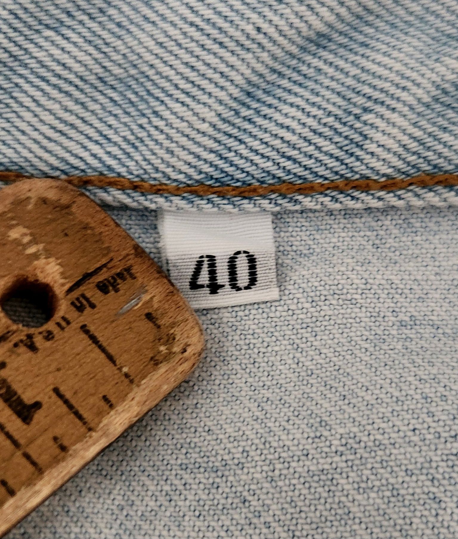 Guess × Vintage Vtg 80 90's Guess Jeans Light blue Wash RETRO Streetwear 40 Size US 40 / EU 56 - 8 Thumbnail