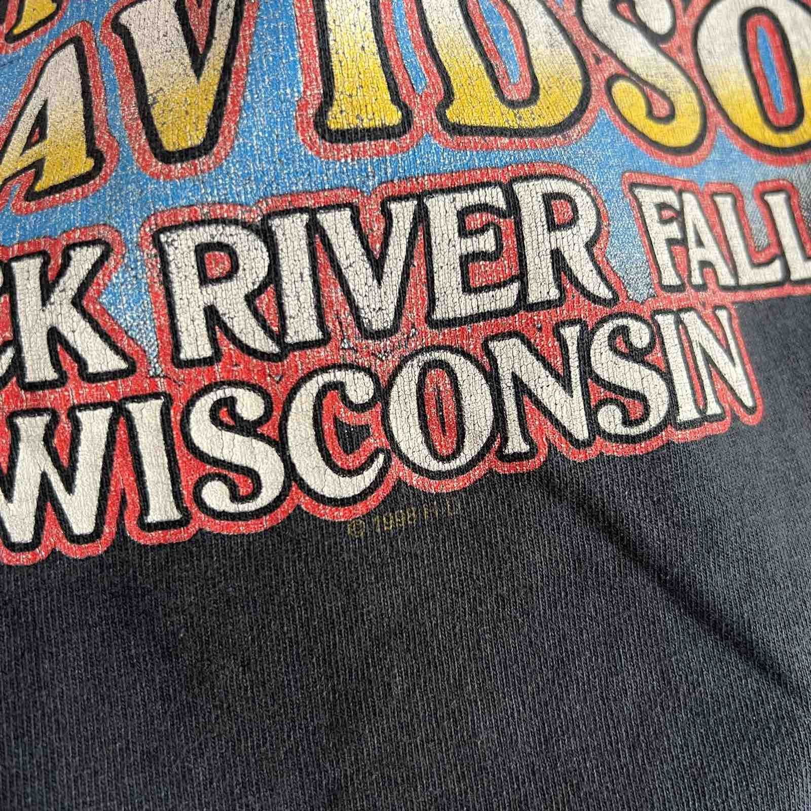 Harley Davidson Crazy Vintage 90s Harley Davidson Tie Dye Grunge Biker Tee Size US XL / EU 56 / 4 - 5 Thumbnail