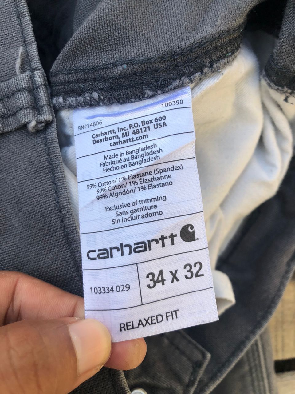 Carhartt Vintage Carhartt Double Knee Pants Paint Distressed Size US 34 / EU 50 - 4 Thumbnail