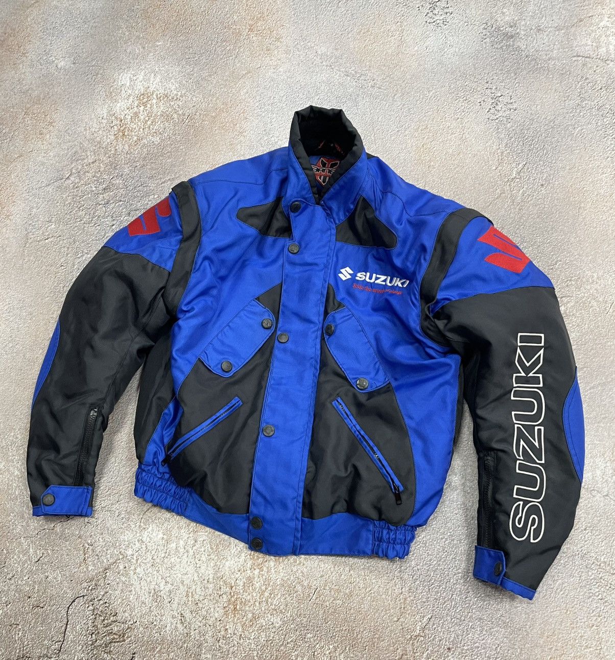 NASCAR Suzuki Motorcycle 2in1 Racing Jacket Big Logo Size US S / EU 44-46 / 1 - 3 Thumbnail