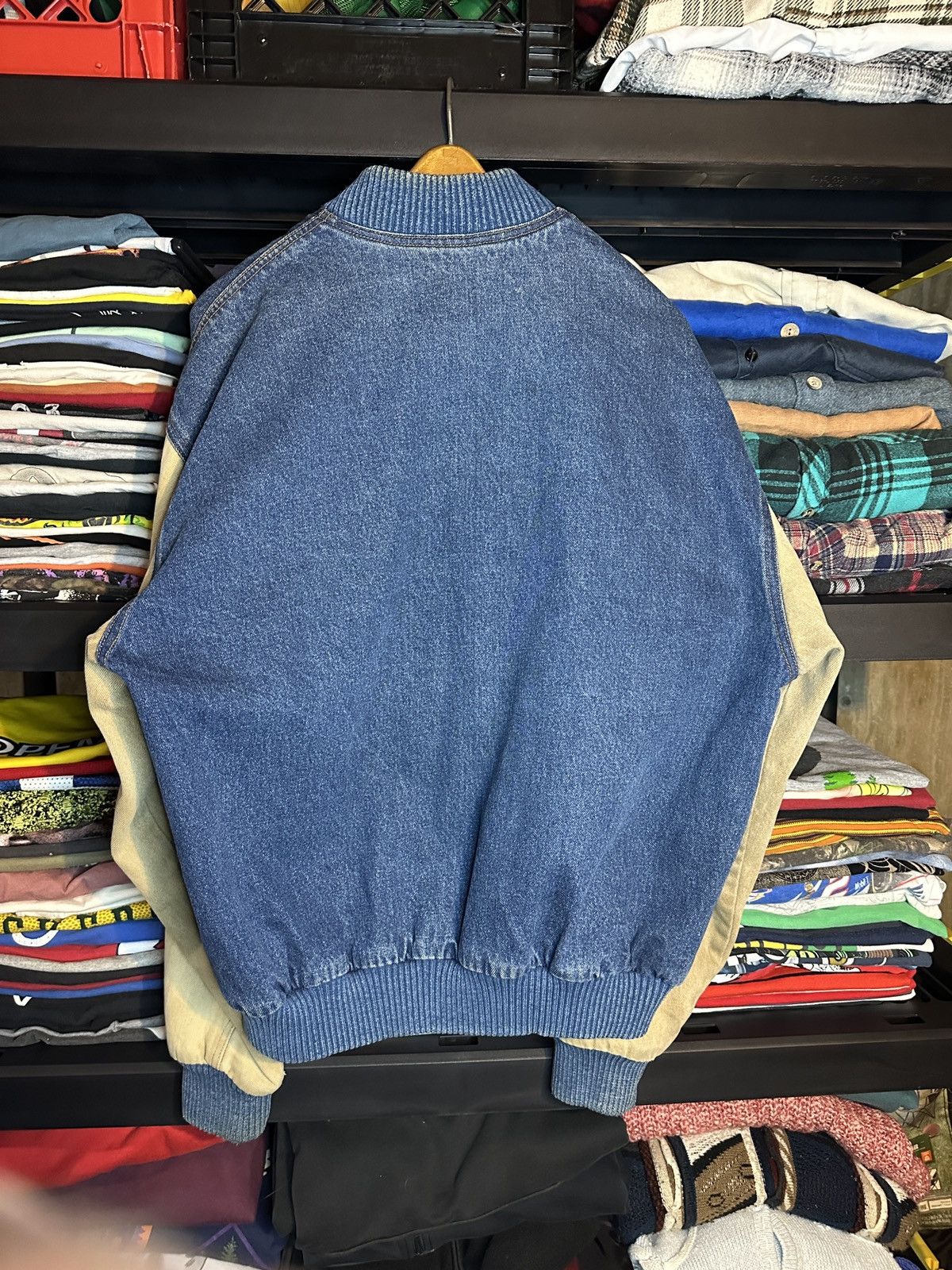 Vintage Vintage 90s denim bomber trucker jacket Size US M / EU 48-50 / 2 - 4 Thumbnail