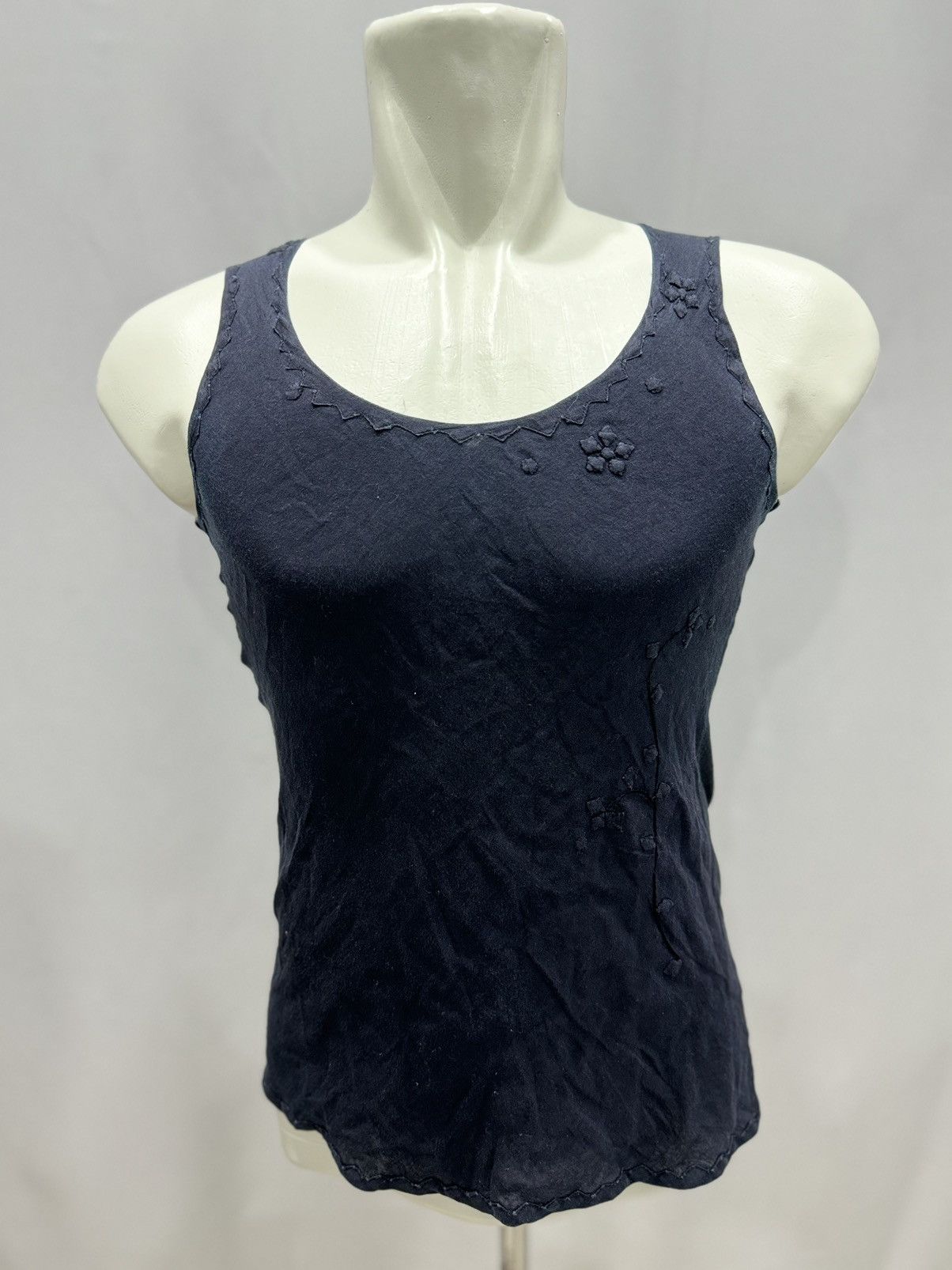 Issey Miyake × Tsumori Chisato × Vintage TSUMORI CHISATO BY ISSEY MIYAKE Women Tank Top Cotton Size XS / US 0-2 / IT 36-38 - 2 Thumbnail