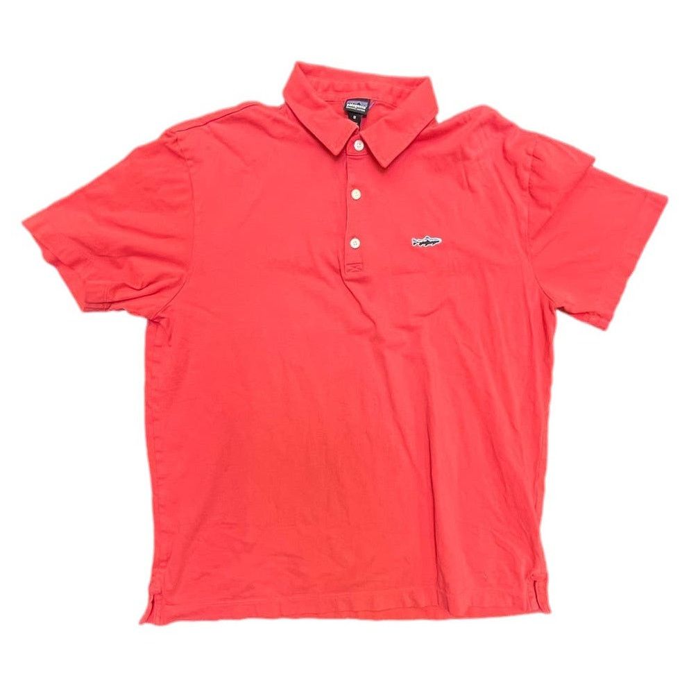 Patagonia Patagonia Pink/Salmon Polo Shirt Size Medium Size US M / EU 48-50 / 2 - 1 Thumbnail