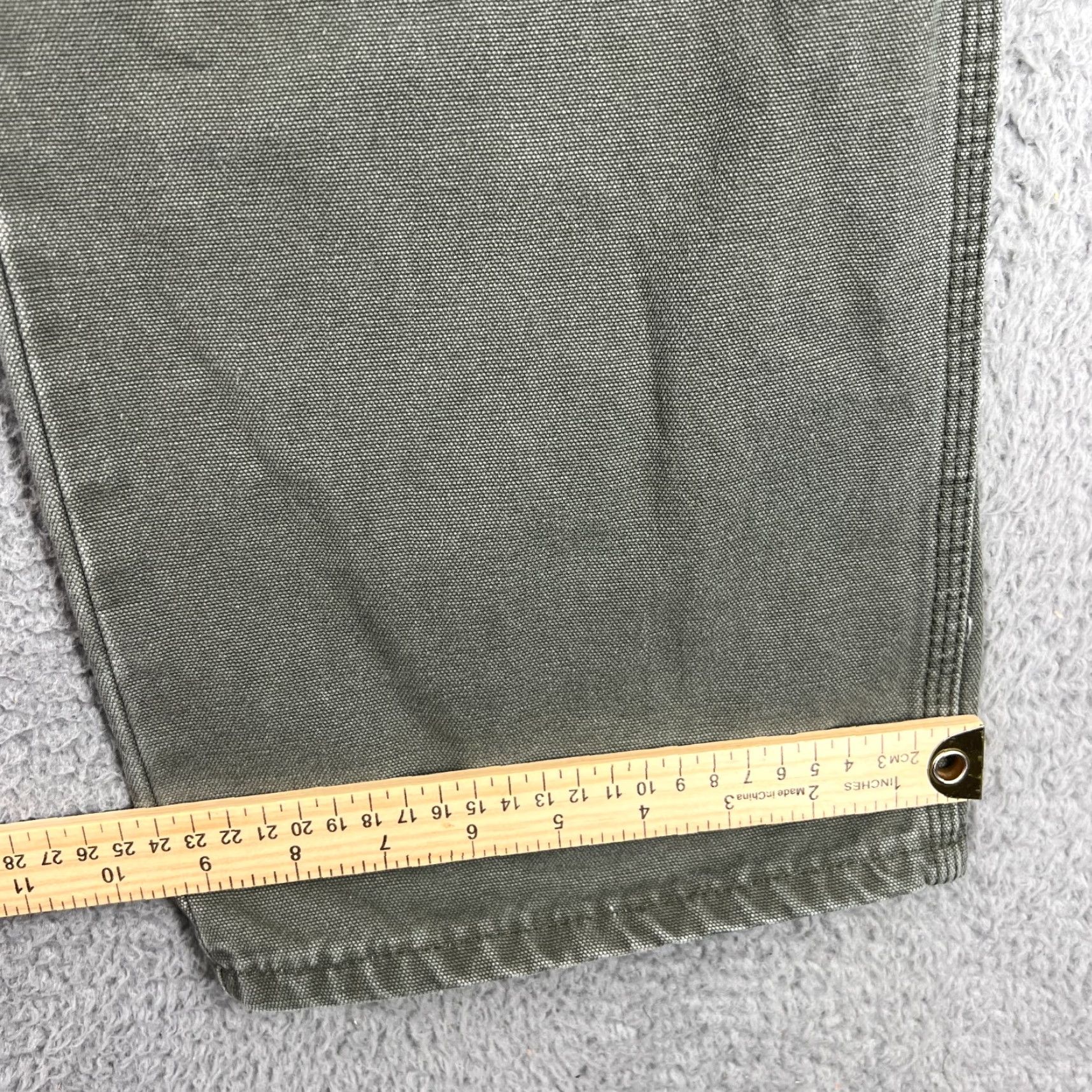 Dickies Dickies Men's Utility Jeans 40x31 Green Canvas Carpenter Straight Fit Size US 40 / EU 56 - 2 Thumbnail