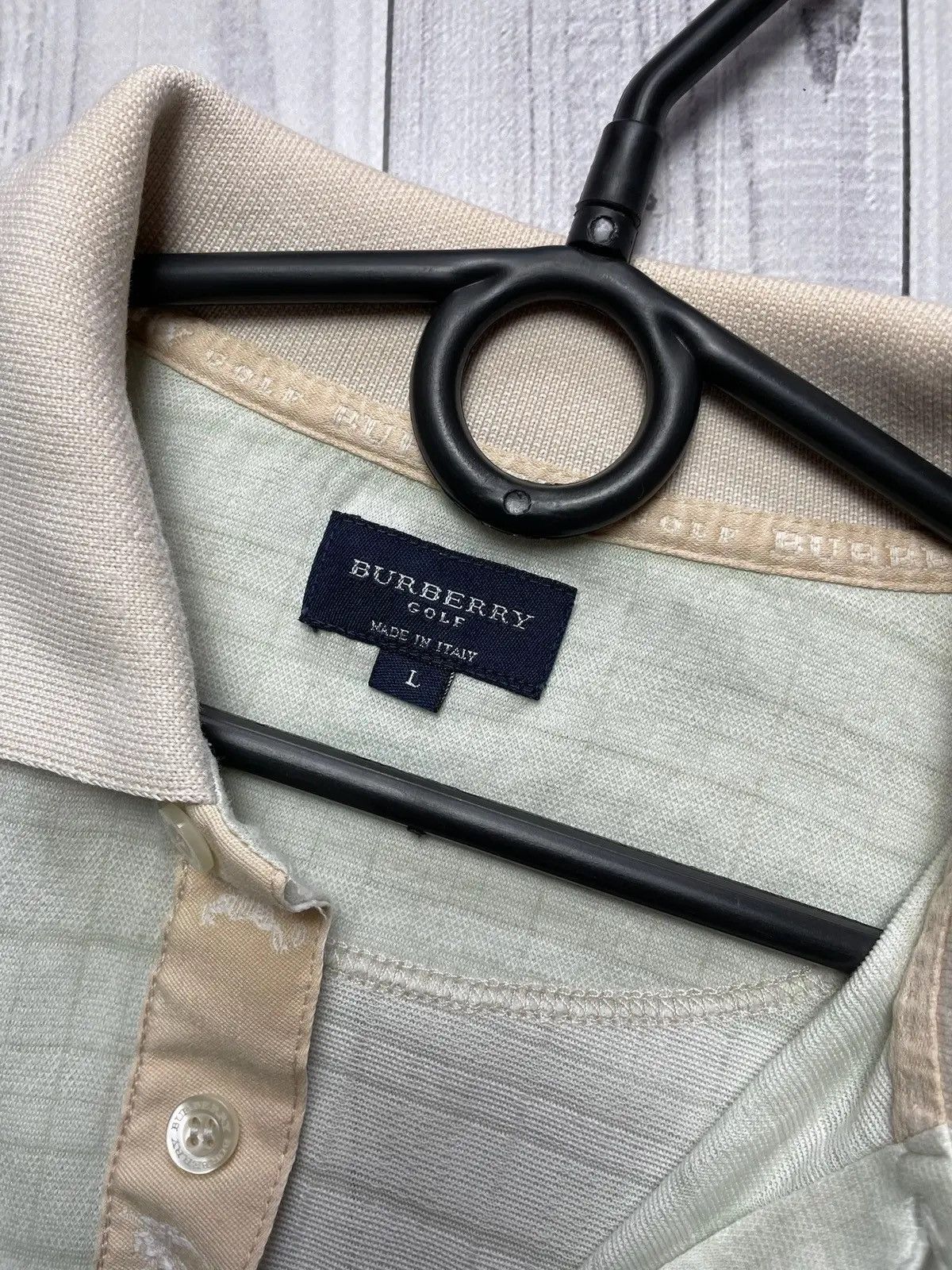 Burberry × Vintage Vintage Burberry Golf plaid polo rare size L Size US L / EU 52-54 / 3 - 8 Thumbnail