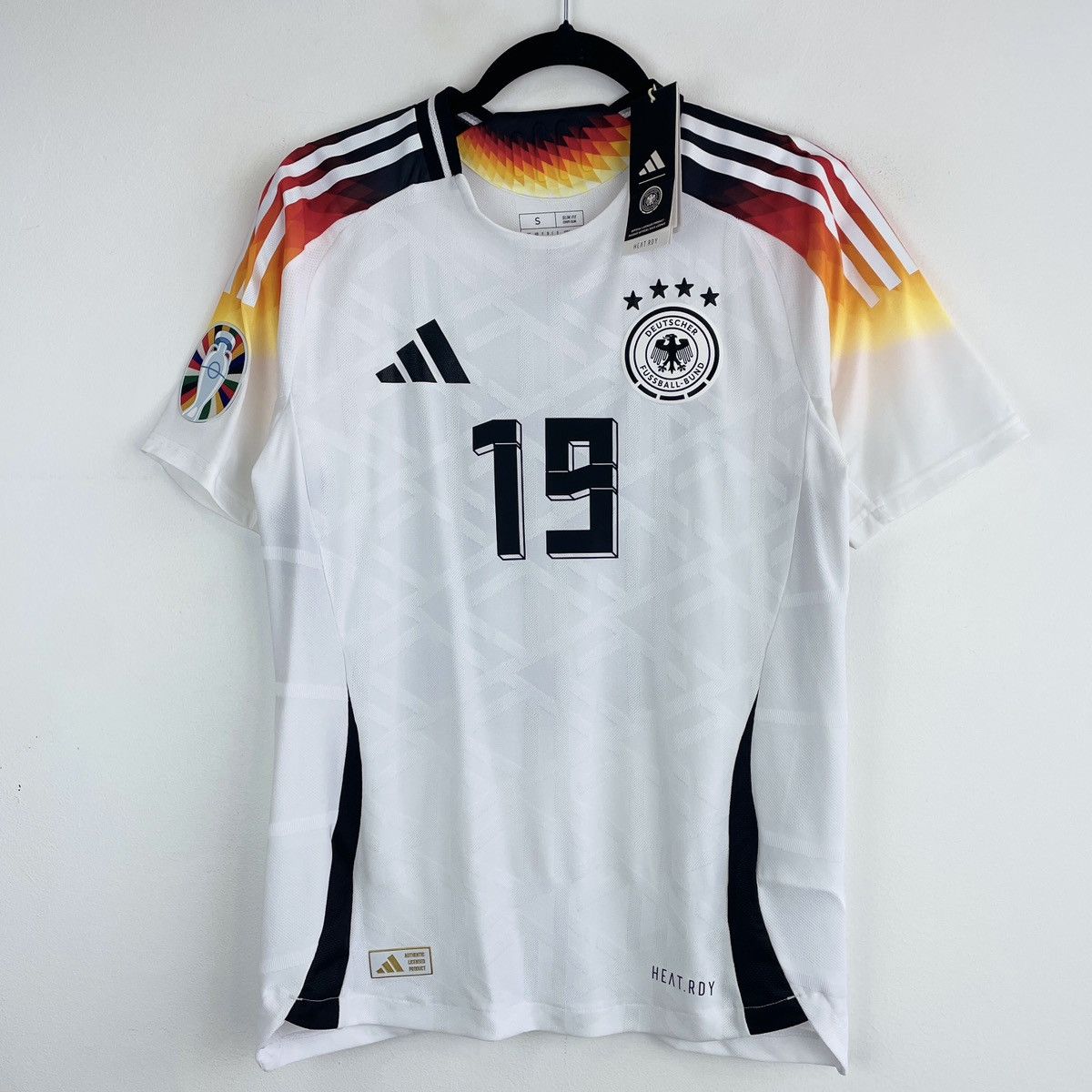 Adidas Germany Sane Adidas Authentic HEAT.RDY Jersey Euro 2024 S Size US S / EU 44-46 / 1 - 2 Thumbnail