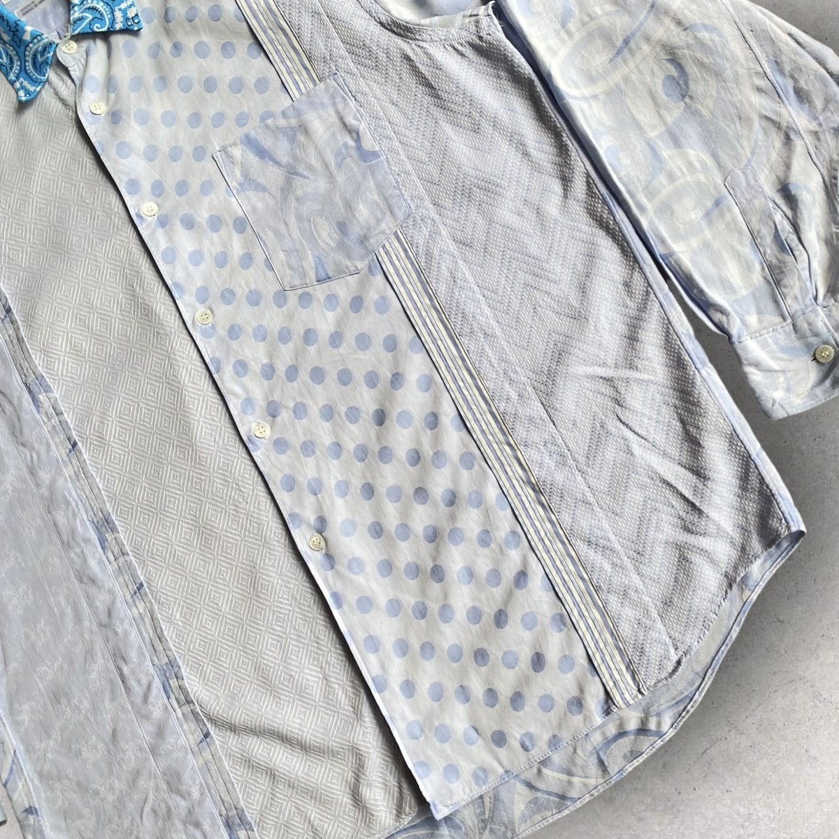 Comme des Garcons Mix Pattern Oversize Shirt Size US M / EU 48-50 / 2 - 2 Thumbnail