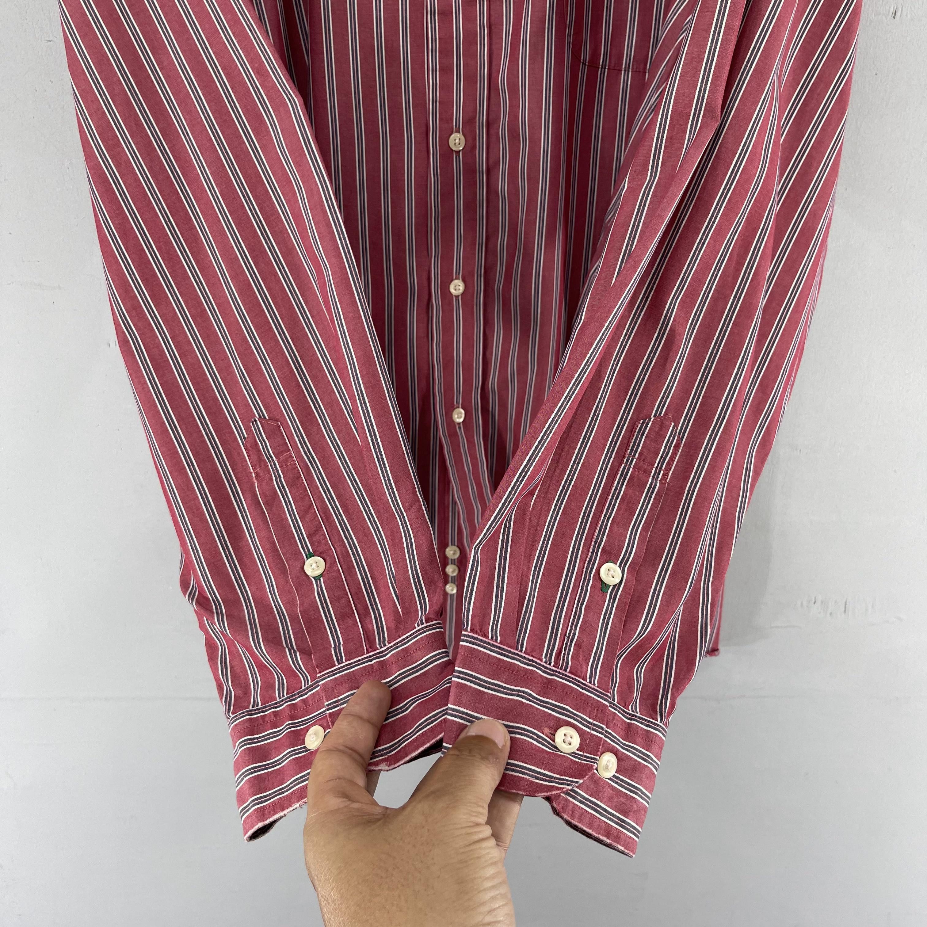 Tommy Hilfiger × Vintage Vintage TOMMY HILFIGER Multi Stripes Flannel Button Up Size US L / EU 52-54 / 3 - 7 Thumbnail
