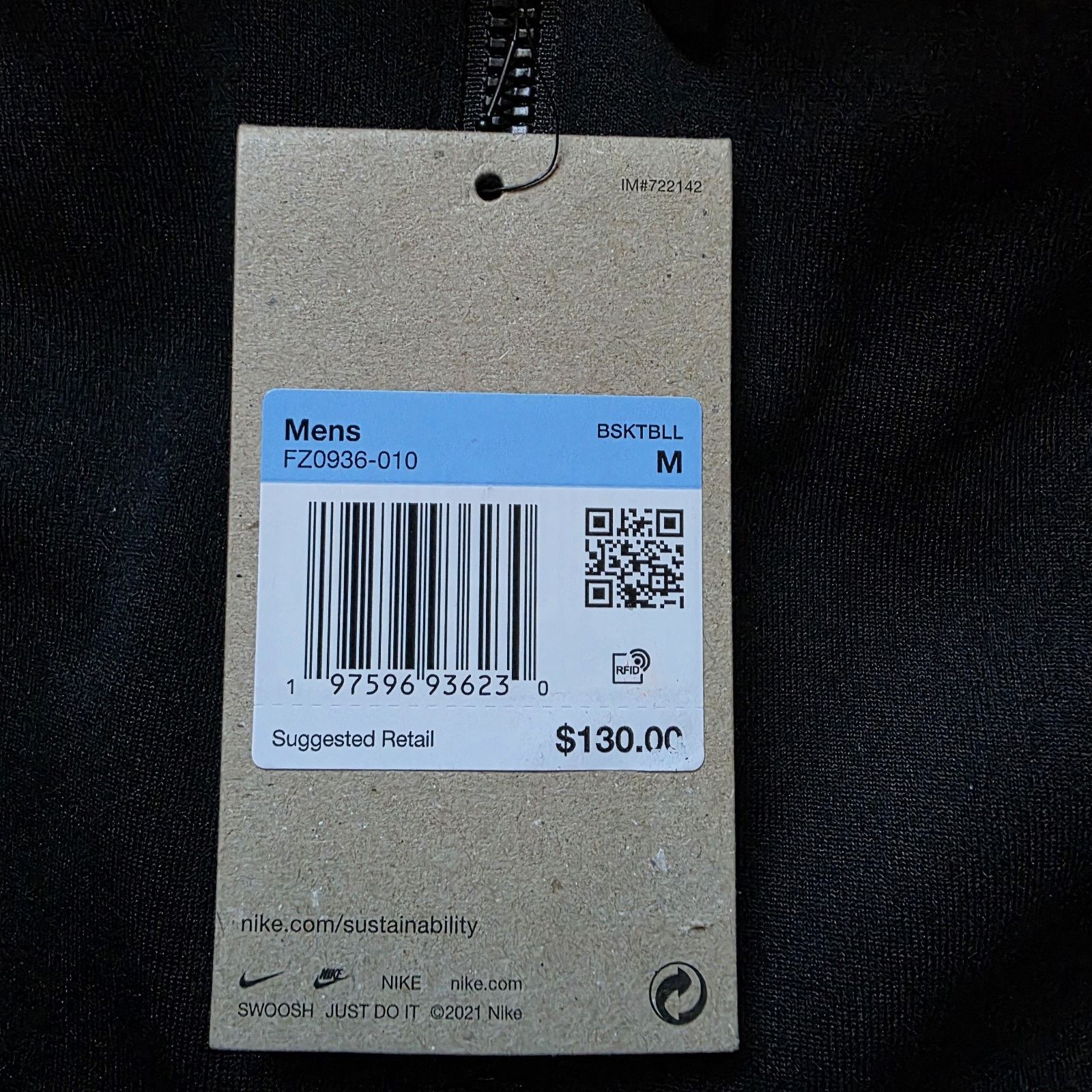 Nike Nike Kobe Bryant Logo Black Track Jacket Brand New Sz Medium Size US M / EU 48-50 / 2 - 5 Thumbnail