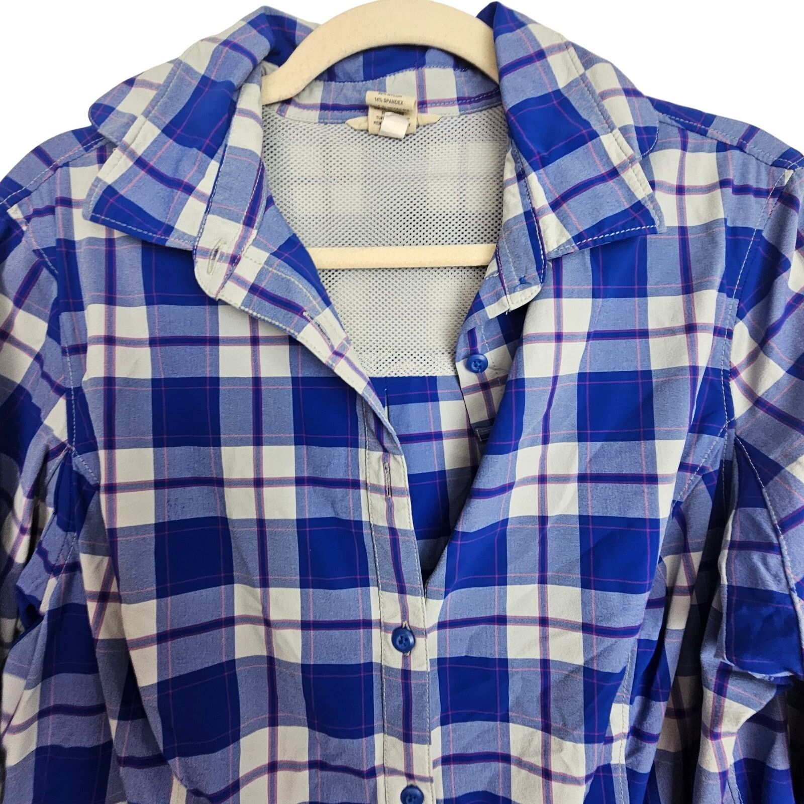 Duluth Trading Company Duluth Trading Co Plaid Vented Button Shirt L Gorpcore Size L / US 10 / IT 46 - 2 Thumbnail