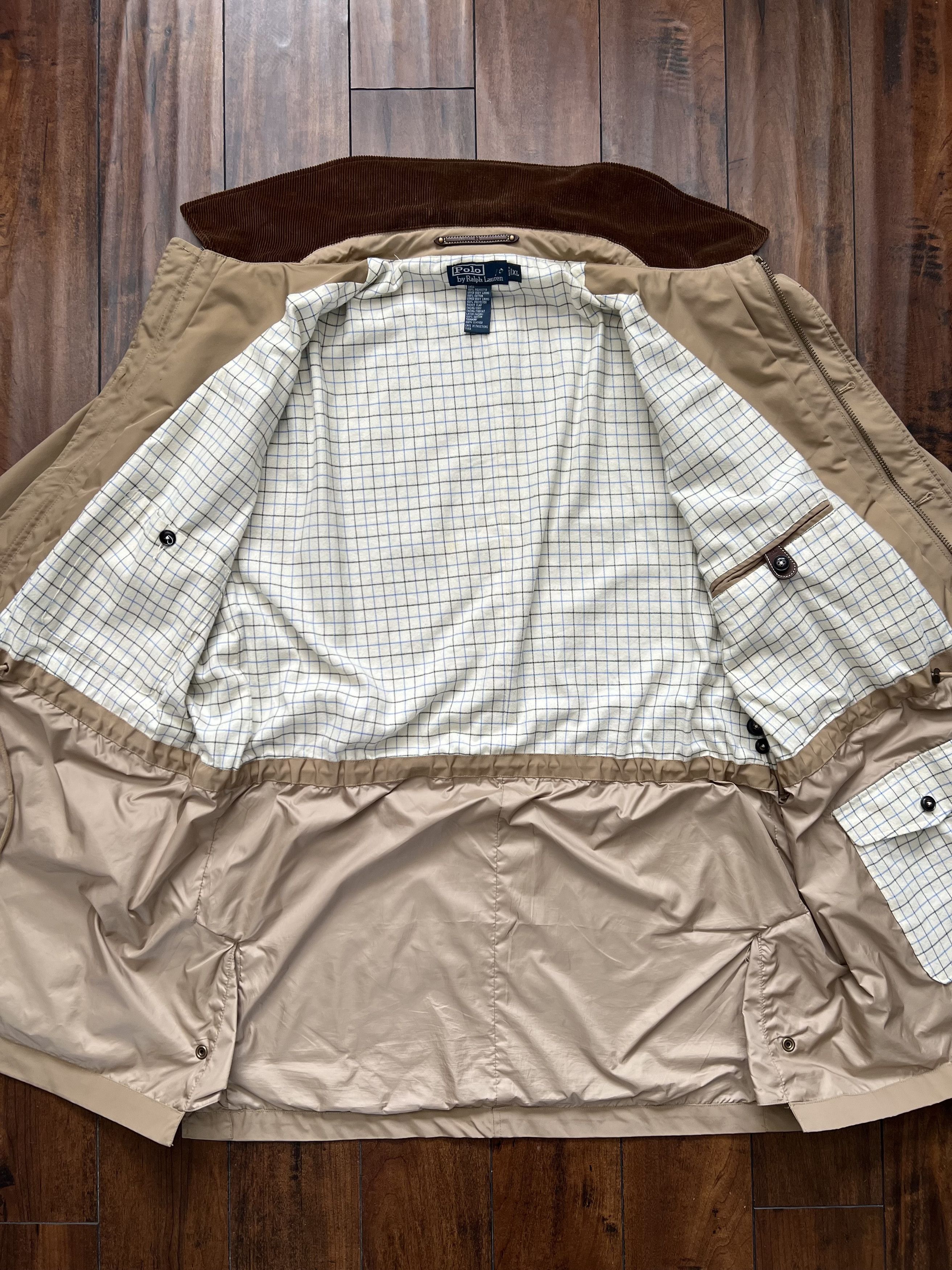 Polo Ralph Lauren Polo Ralph Lauren Flannel Linned Chore Coat Size US XL / EU 56 / 4 - 7 Thumbnail