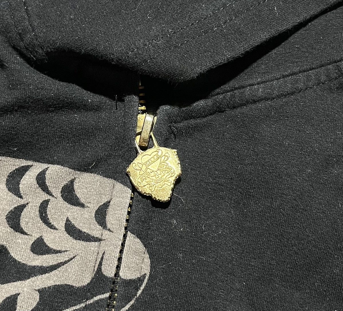 Ed Hardy Ed Hardy by Christian Audigier Zip Hoodie Black Eagle Print Size US XL / EU 56 / 4 - 6 Thumbnail