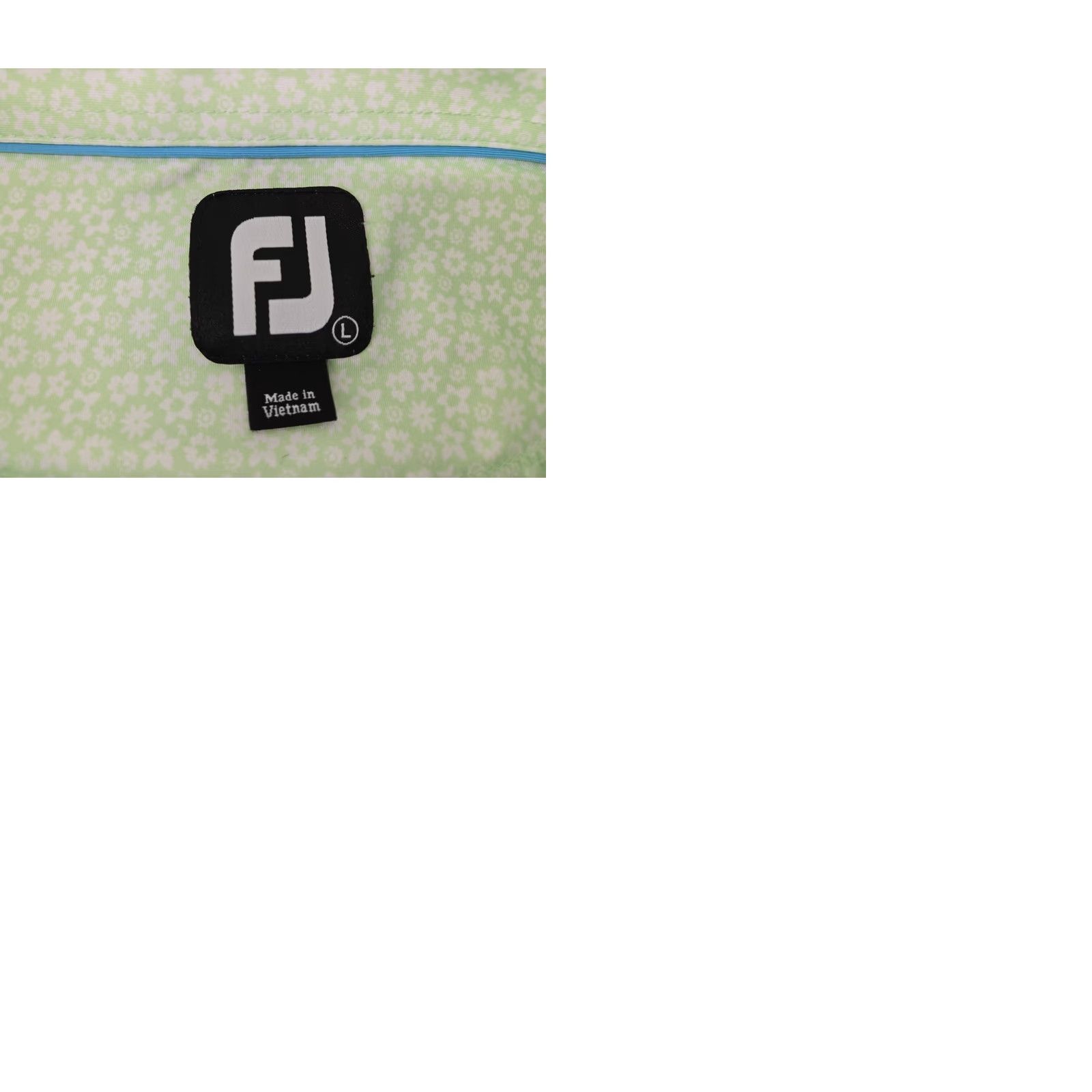 Footjoy FootJoy Polo Men’s Large Green Floral Geometric 1965 BTCC Logo Shirt Size US L / EU 52-54 / 3 - 9 Thumbnail