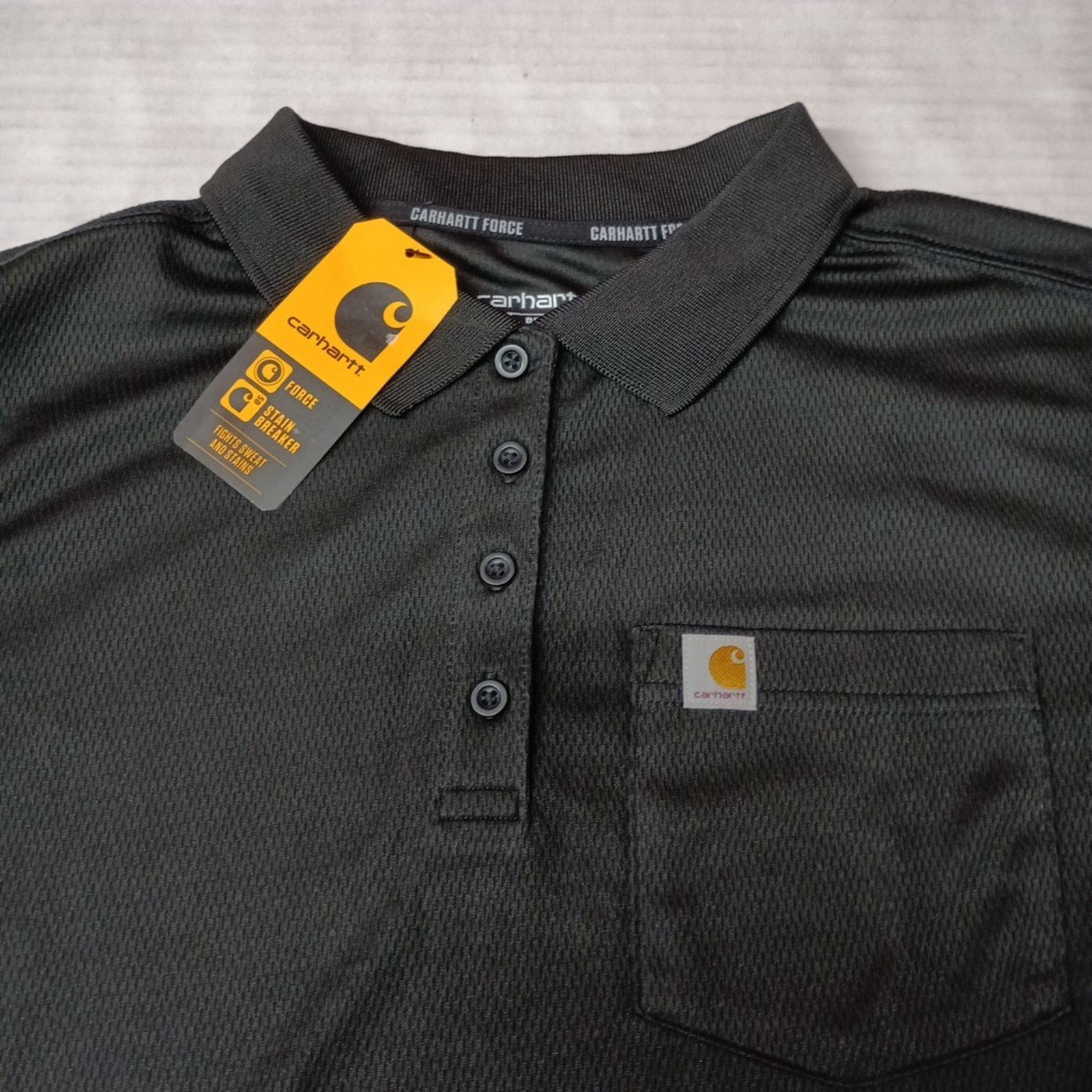 Carhartt Carhartt Force Women's Relaxed Fit Pocket Polo Shirt Size M Size M / US 6-8 / IT 42-44 - 2 Thumbnail