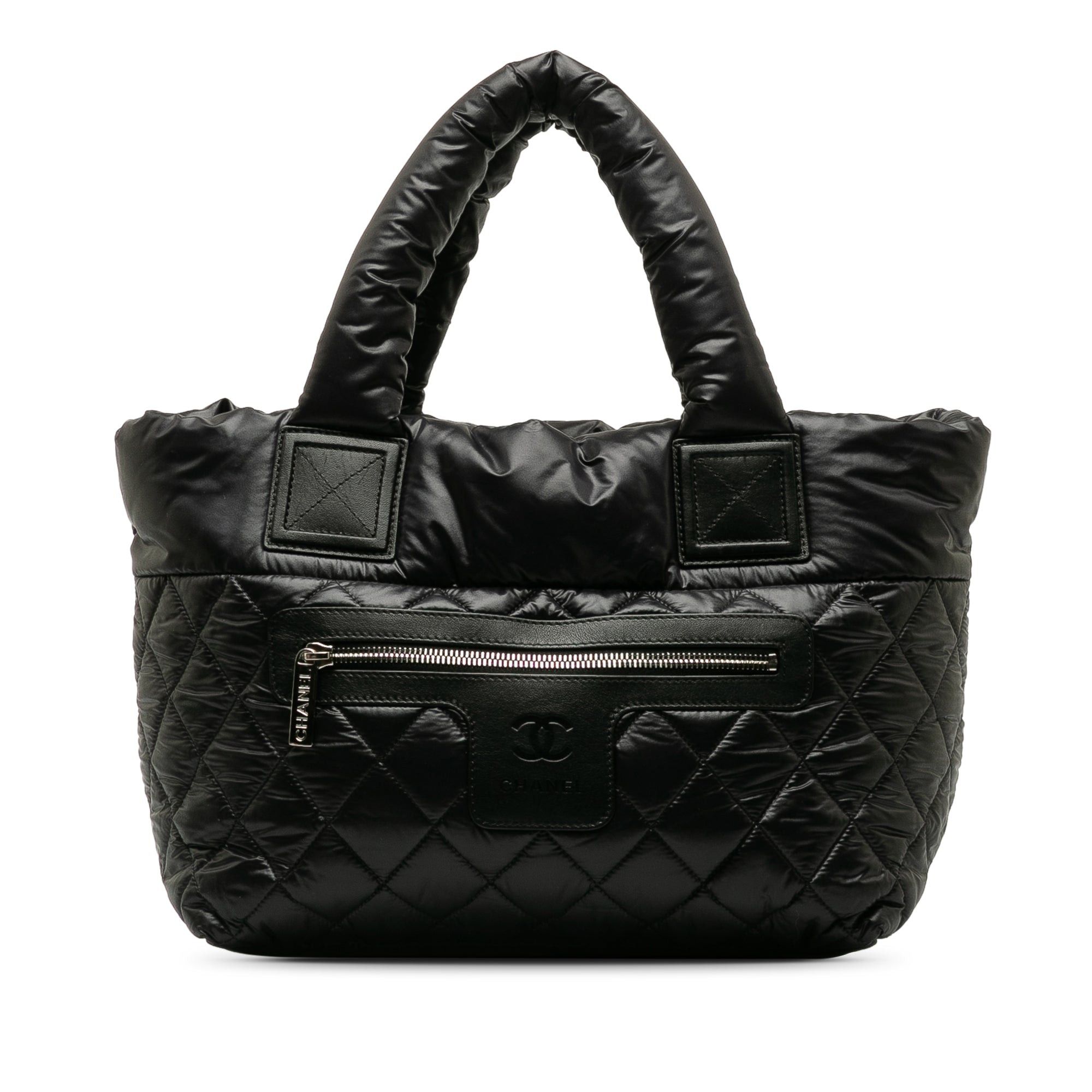 image of Chanel Coco Cocoon Tote Bag in Black, Women's
