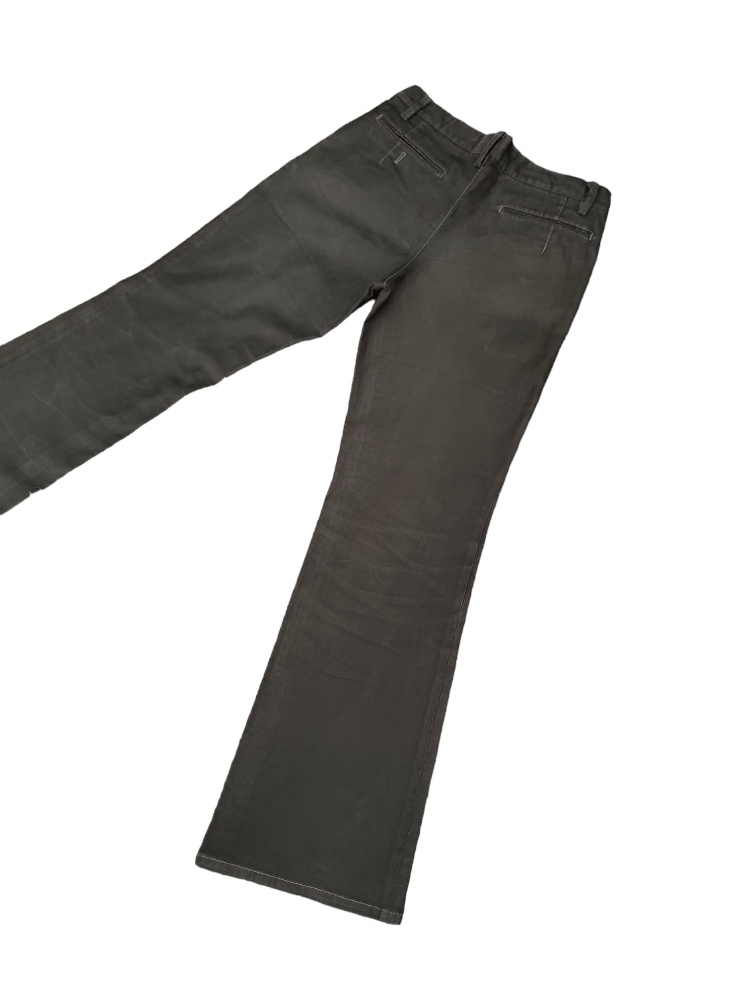 ABAHOUSE Flare Pants Abahouse Waxed Cotton Trouser Pants Bootcut Size US 33 - 14 Thumbnail