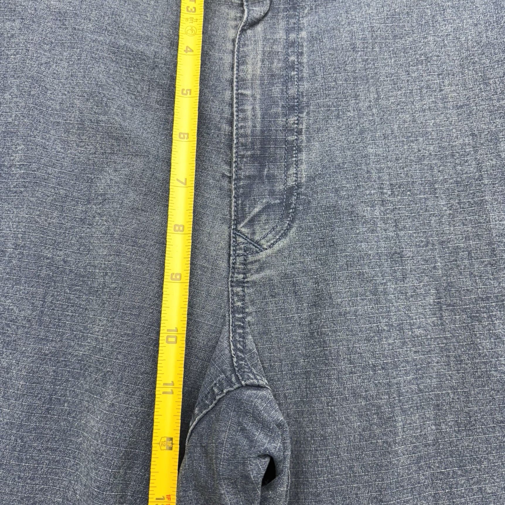 Vintage Duluth Men's Shorts 42 Relaxed Cargo Twill Blue 8in Inseam Cargo Pocket Workwear Outdoor Casual Size US 42 / EU 58 - 4 Thumbnail
