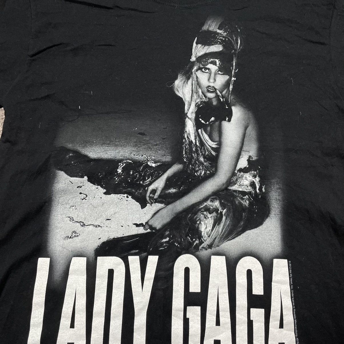 Vintage Vintage Y2K Lady Gaga Graphic Tee Streetwear Dark Wide Leg M Size US M / EU 48-50 / 2 - 5 Thumbnail
