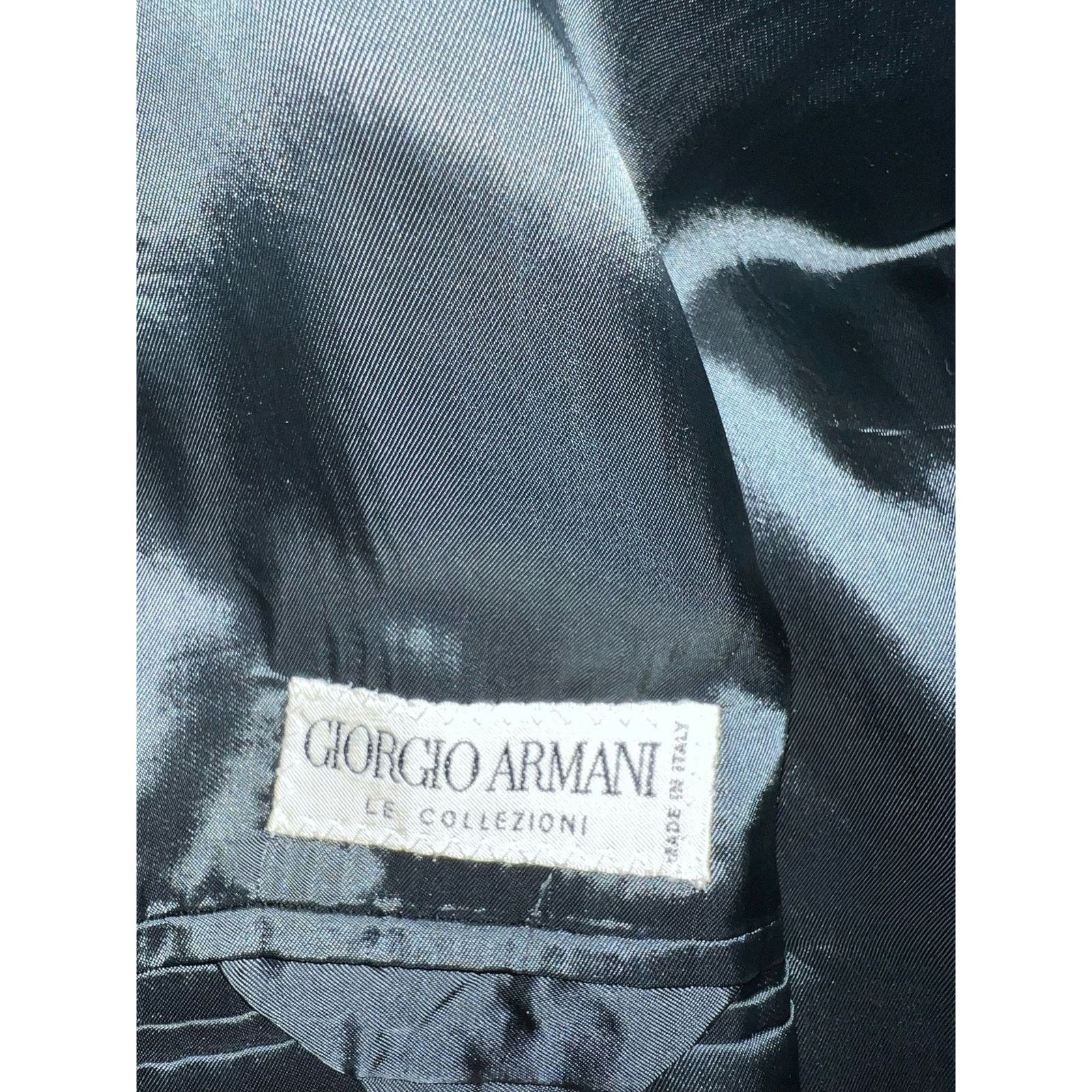 Giorgio Armani Giorgio Armani 3bt Navy Blue Blazer Size 46L Size 46L - 7 Thumbnail