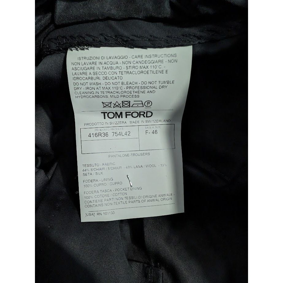 Tom Ford o1rshd1 MRTW Pants Other in Black Size US 30 / EU 46 - 19 Thumbnail