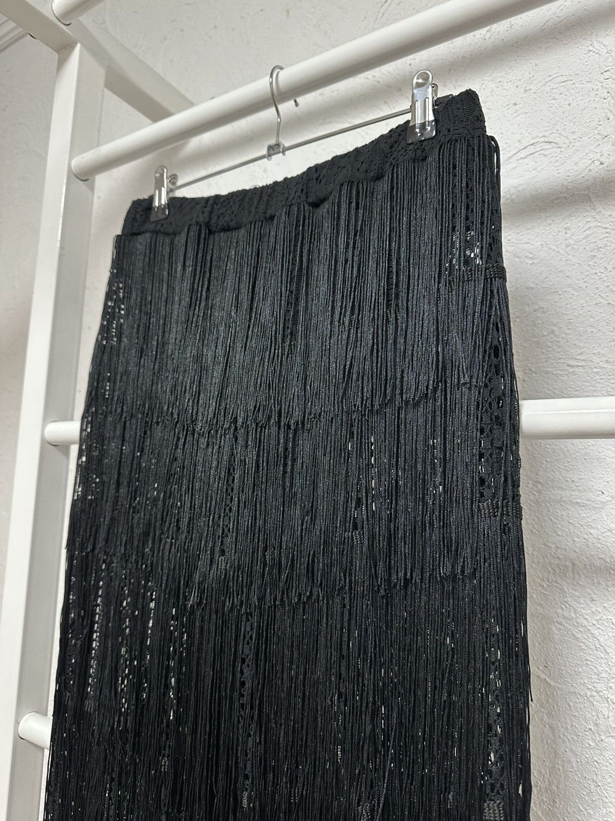 Boohoo Boho Lace Fringe Flare Pants Women’s Festival Bottoms XL Size 32" / US 10 / IT 46 - 3 Thumbnail